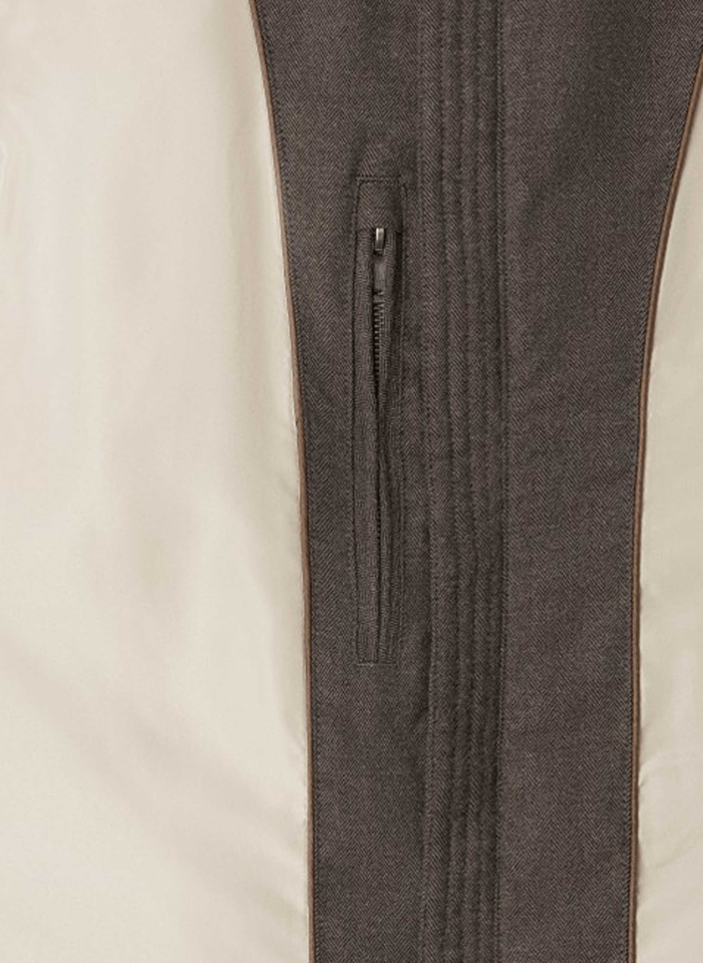 Sleeveless jacket with high collar HACKETT Brown