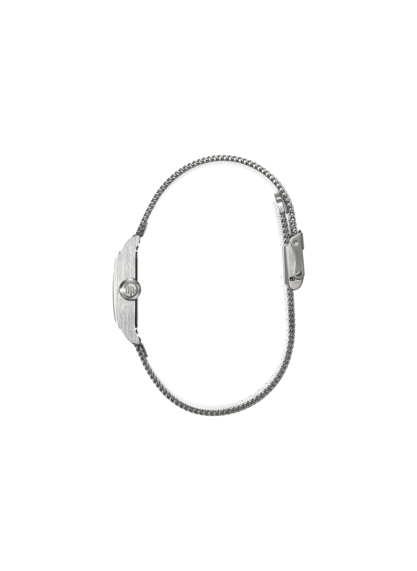 Montre quartz carrée en acier LIP Argent