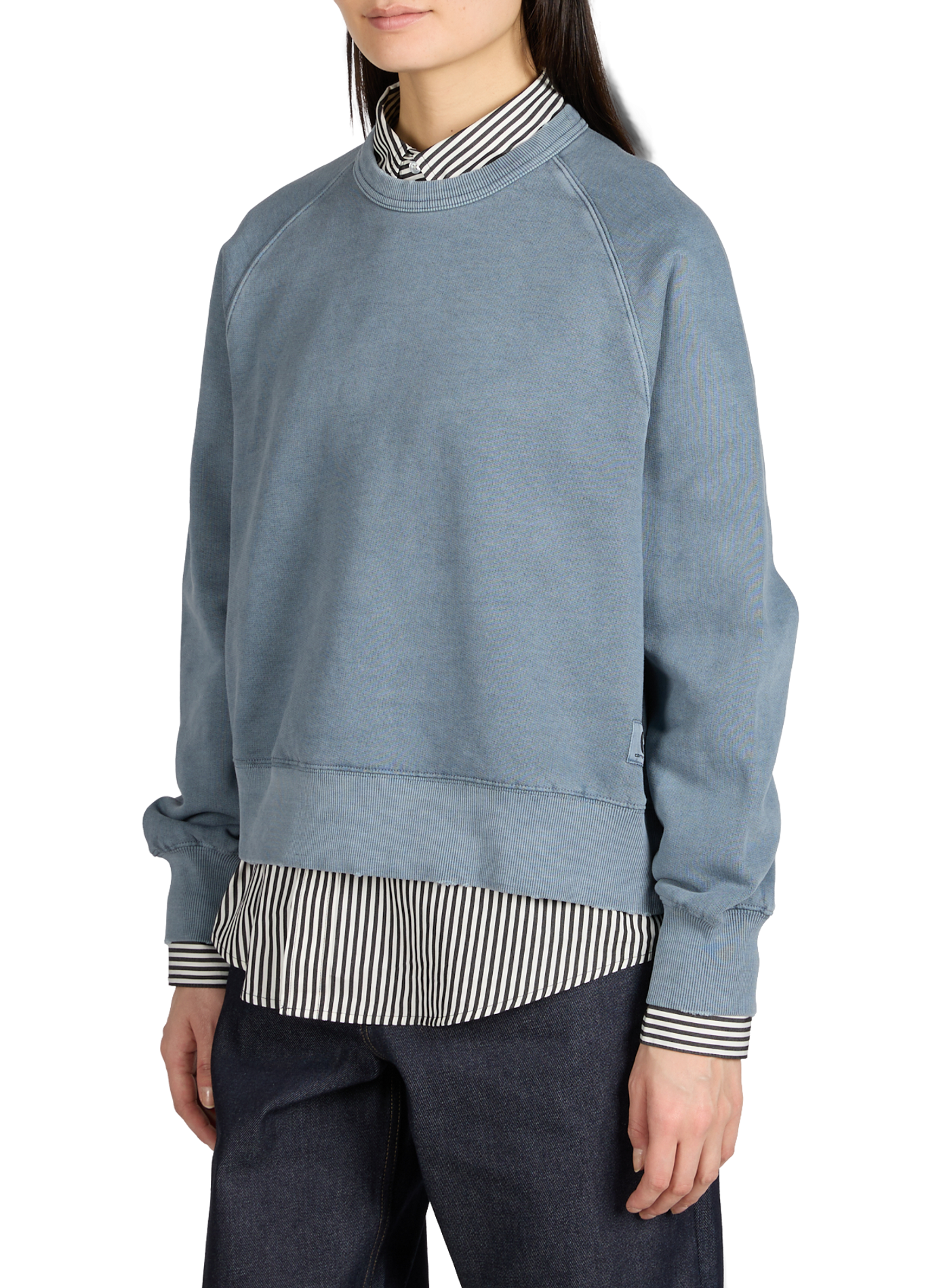 Round-neck cotton sweater CARHARTT WIP Blue
