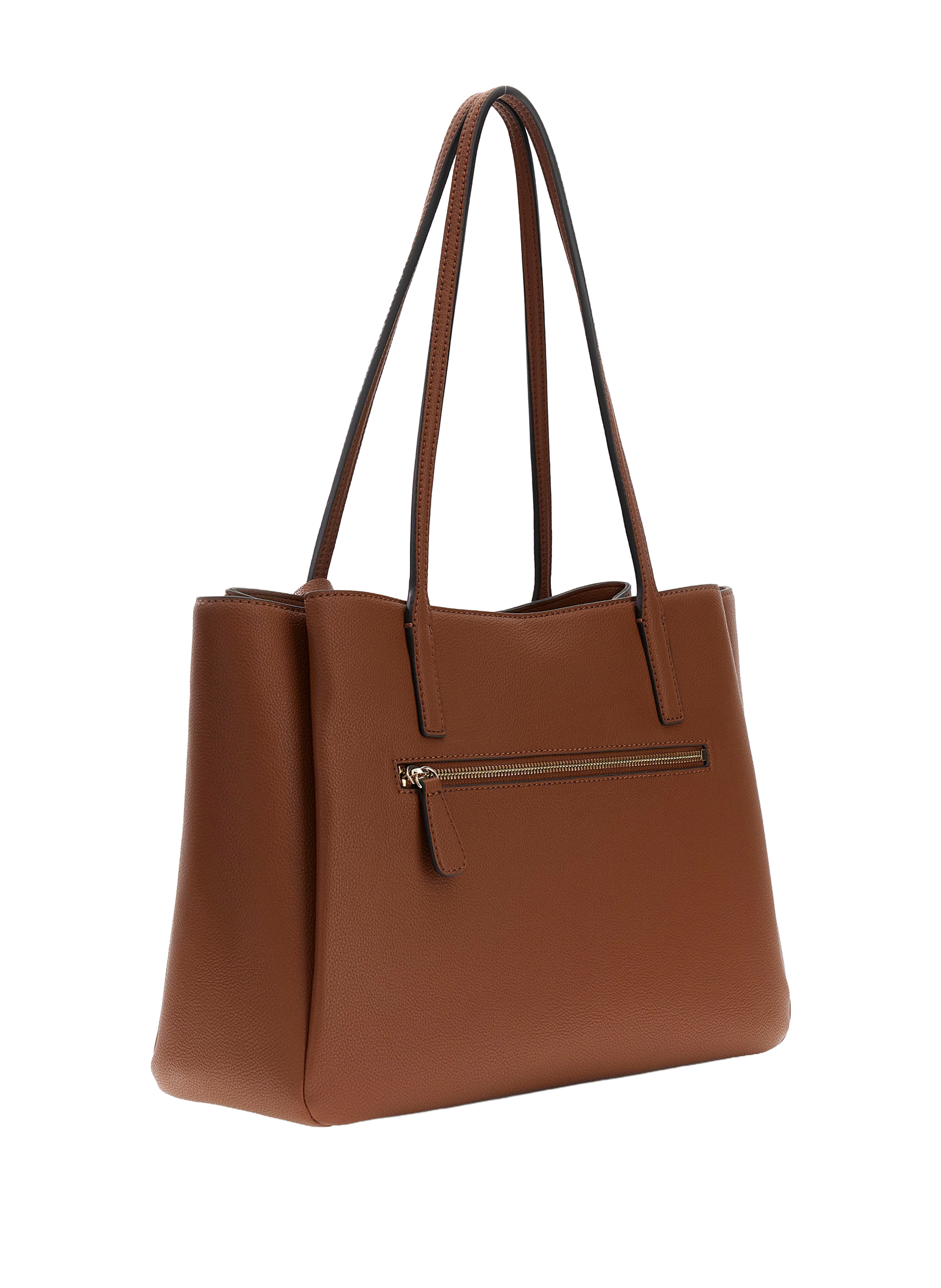 Borsa a tracolla Isola con logo GUESS Marrone