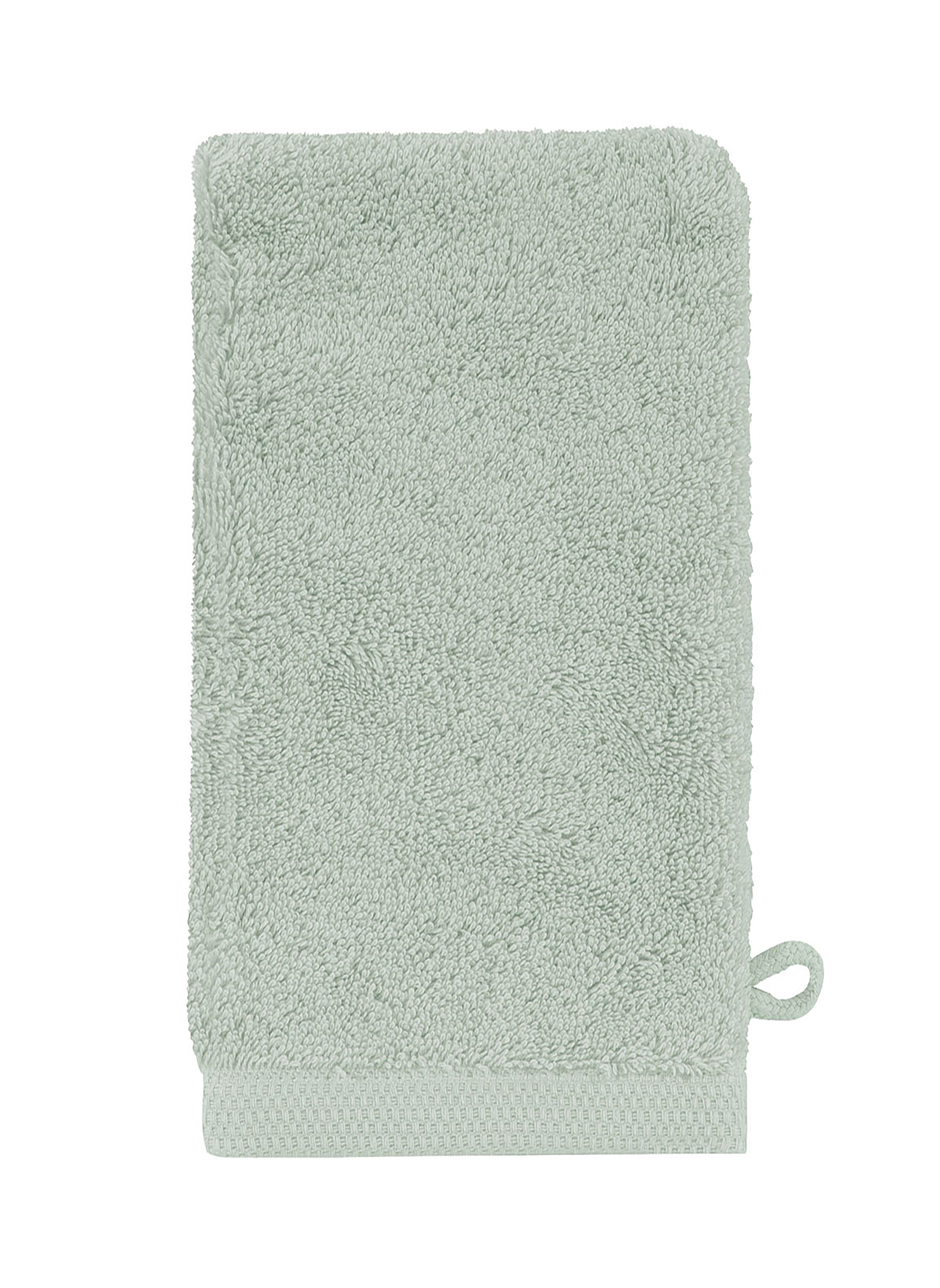 Gant de toilette uni en coton biologique, essentiel ALEXANDRE TURPAULT Vert