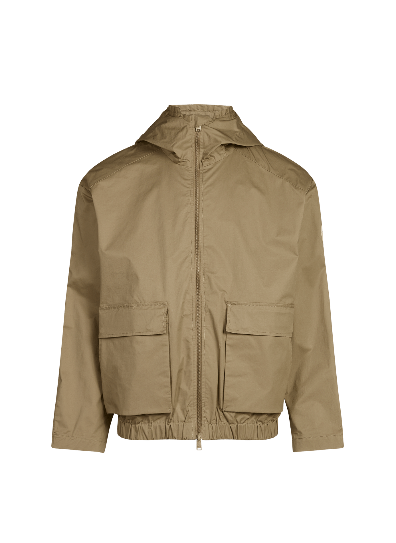 Hooded cotton blend jacket REPLAY Brown