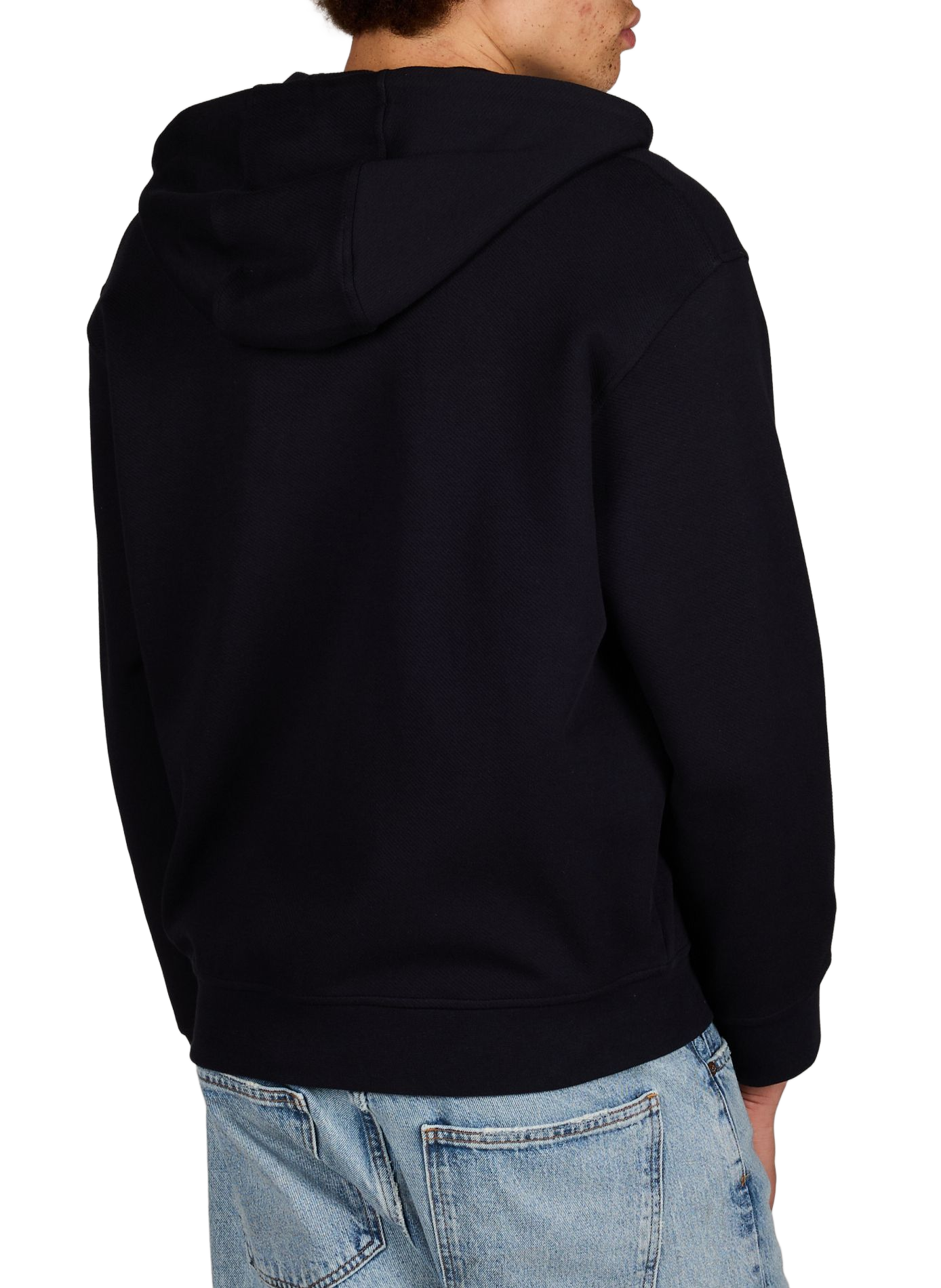 Hooded cotton blend sweatshirt ARMANI EXCHANGE Blue