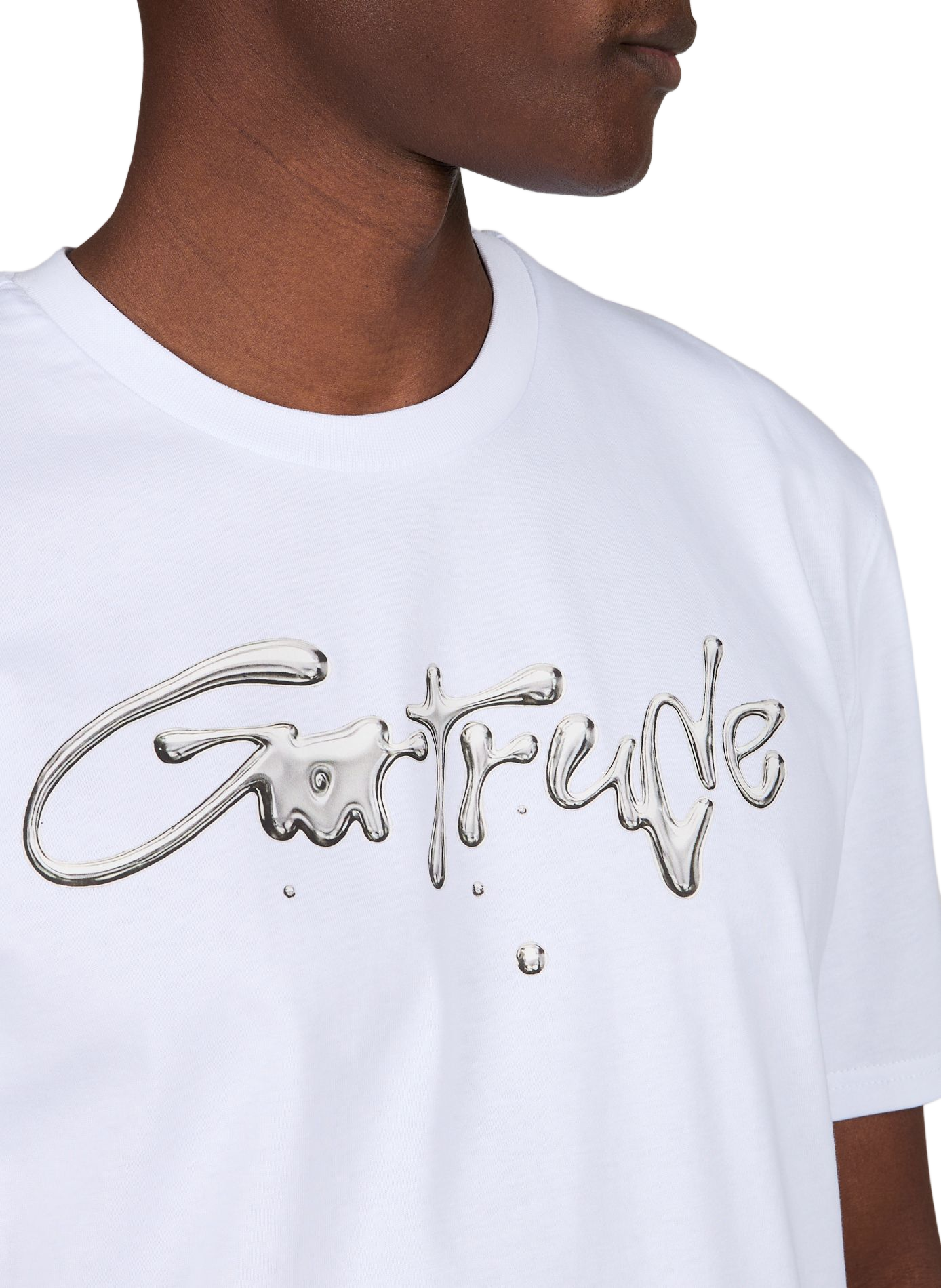 Printed cotton T-shirt GERTRUDE ET GASTON White