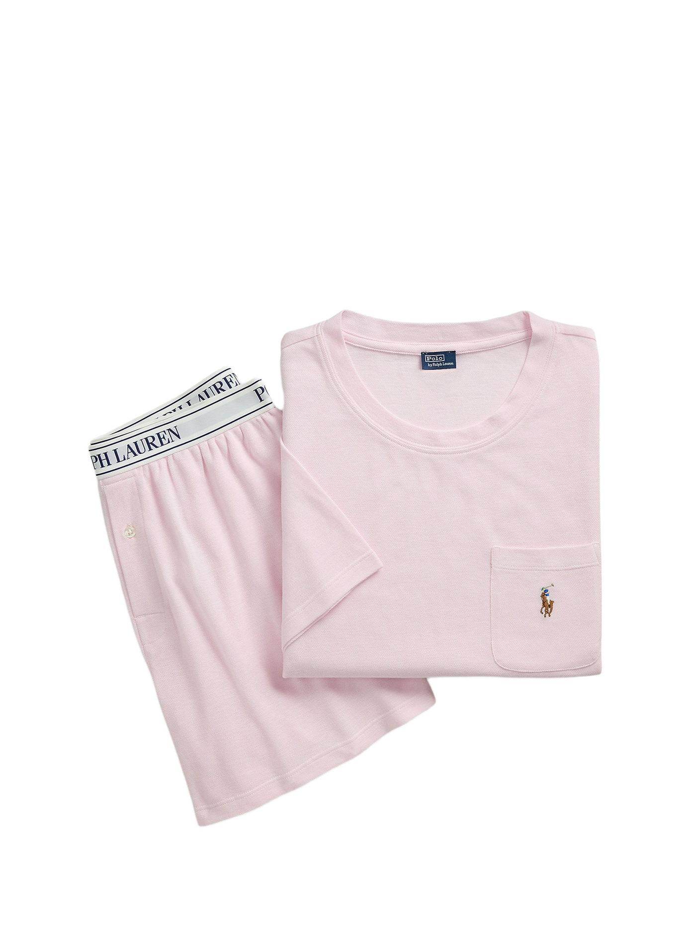 Cotton-blend pyjama set POLO RALPH LAUREN Pink