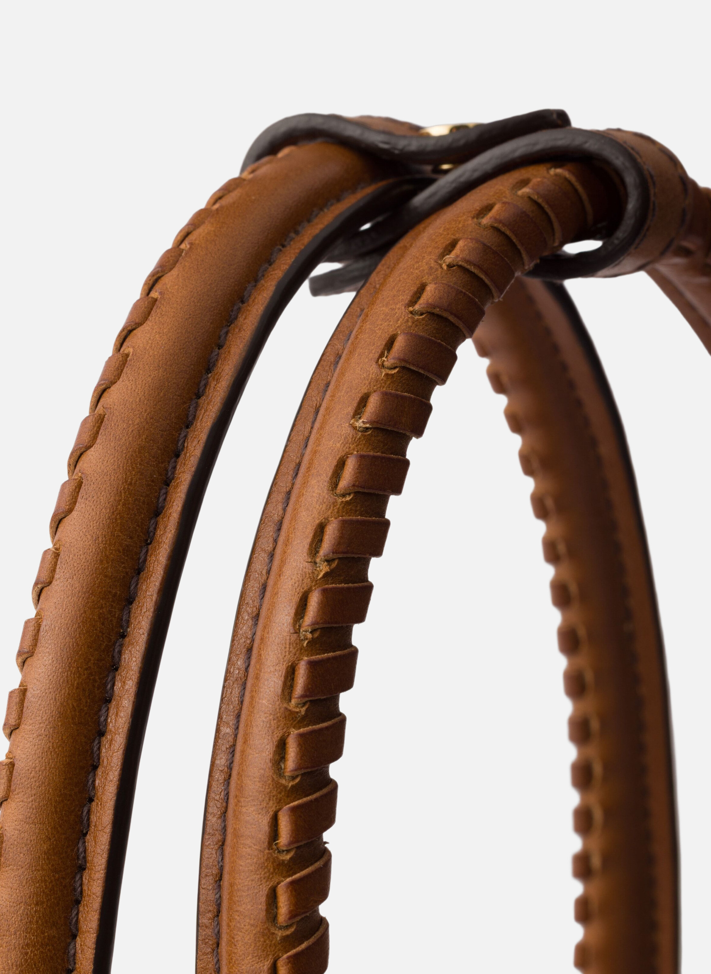 Sac prada galleria medium en cuir PRADA Marron