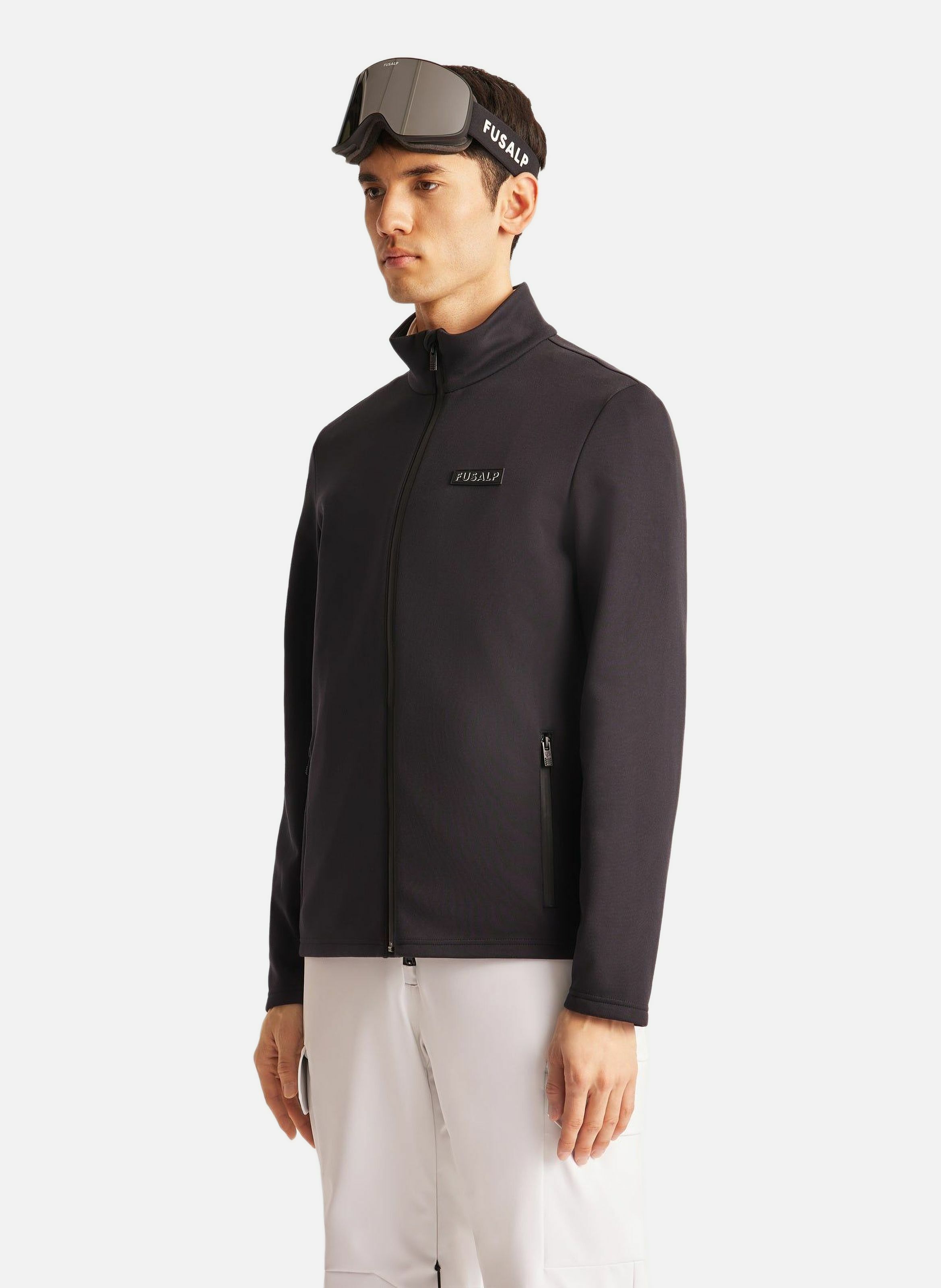Veste légère amir col montant coupe regular FUSALP Noir