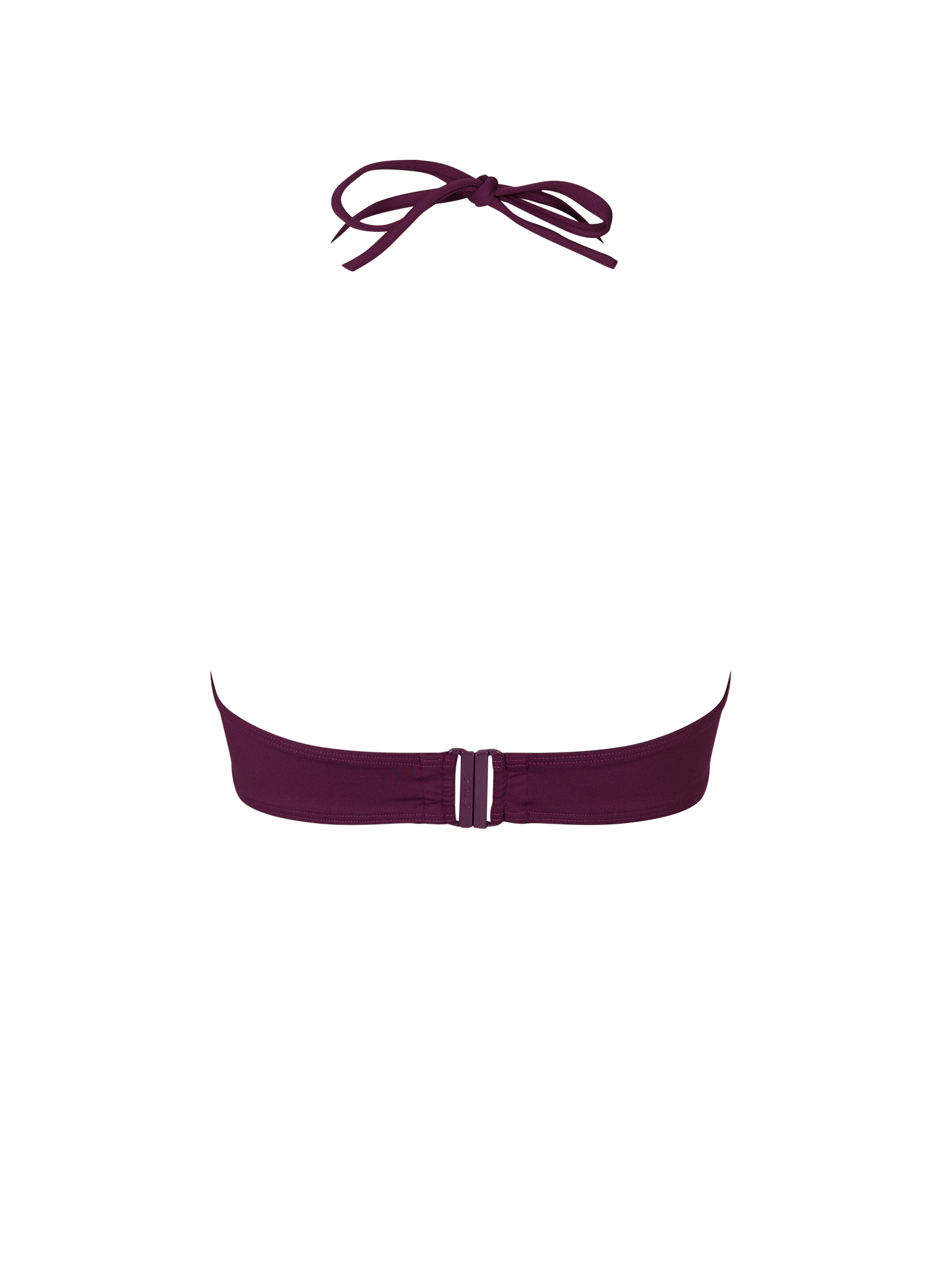 Strapless Bikini Top with Macramé Detail D NU D Red