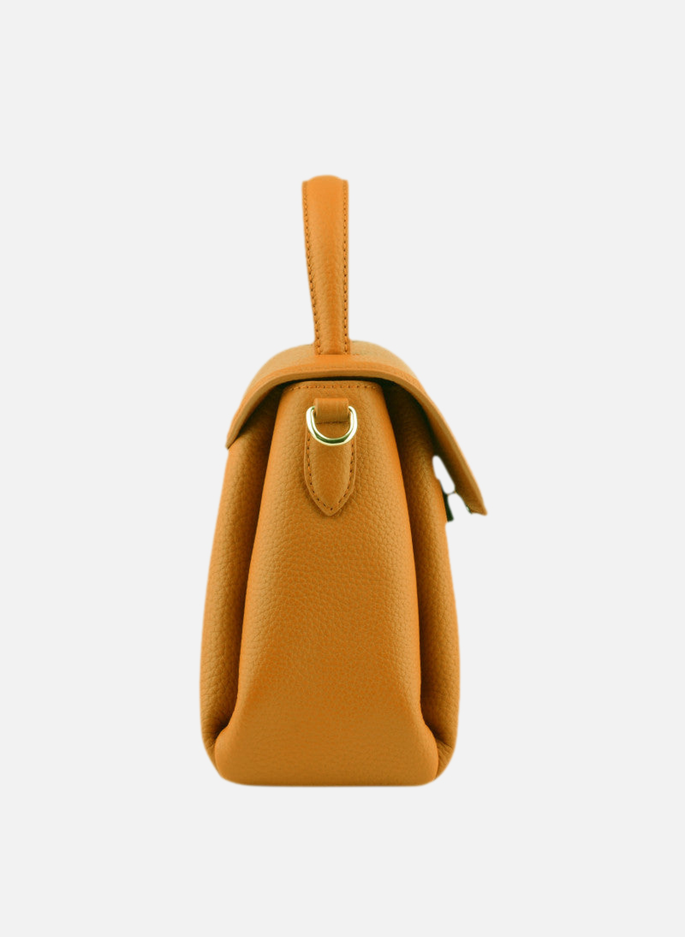 Carat | sac porté épaule en cuir de vachette POURCHET Jaune