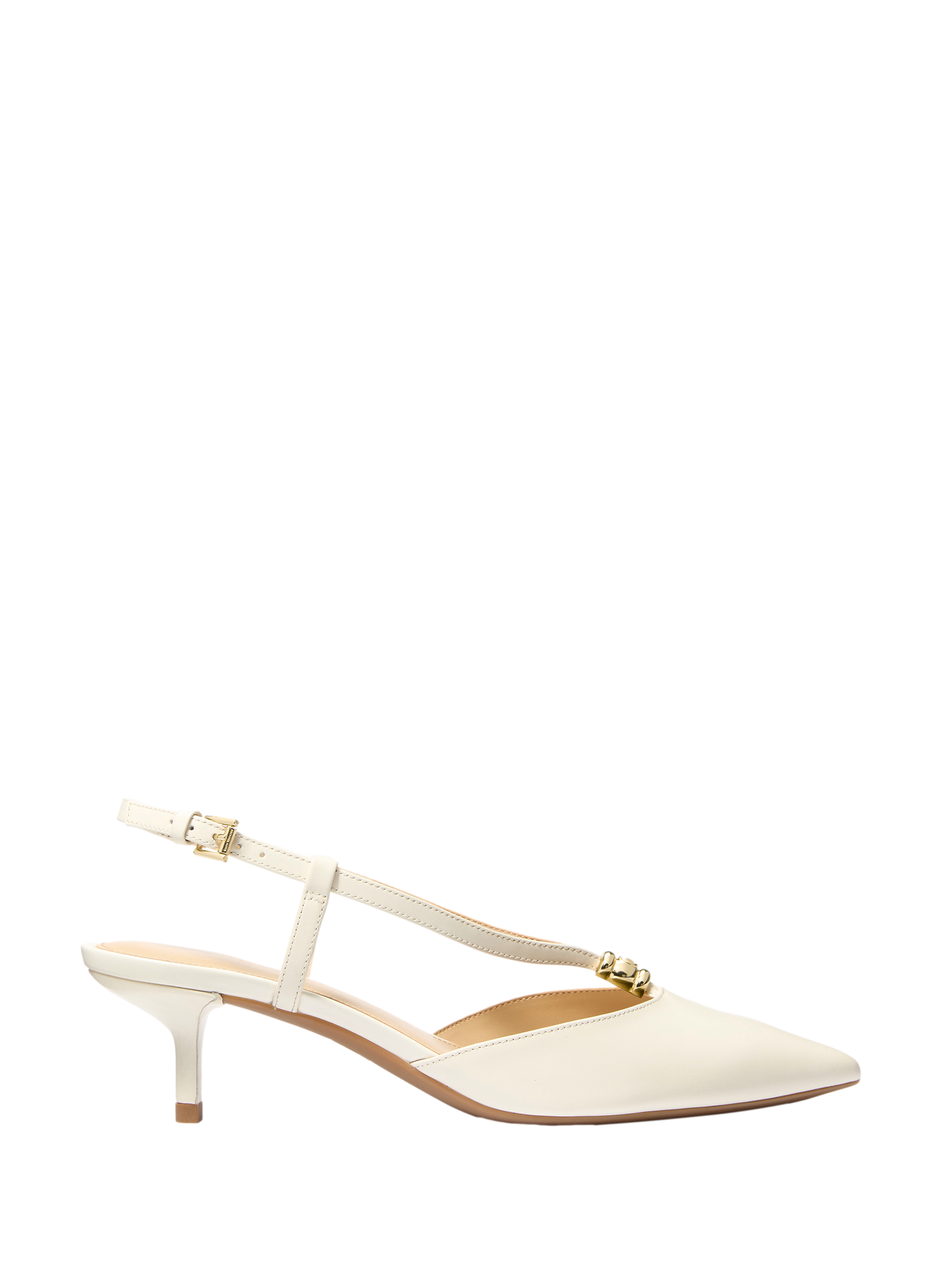 Escarpins en cuir MICHAEL KORS Beige