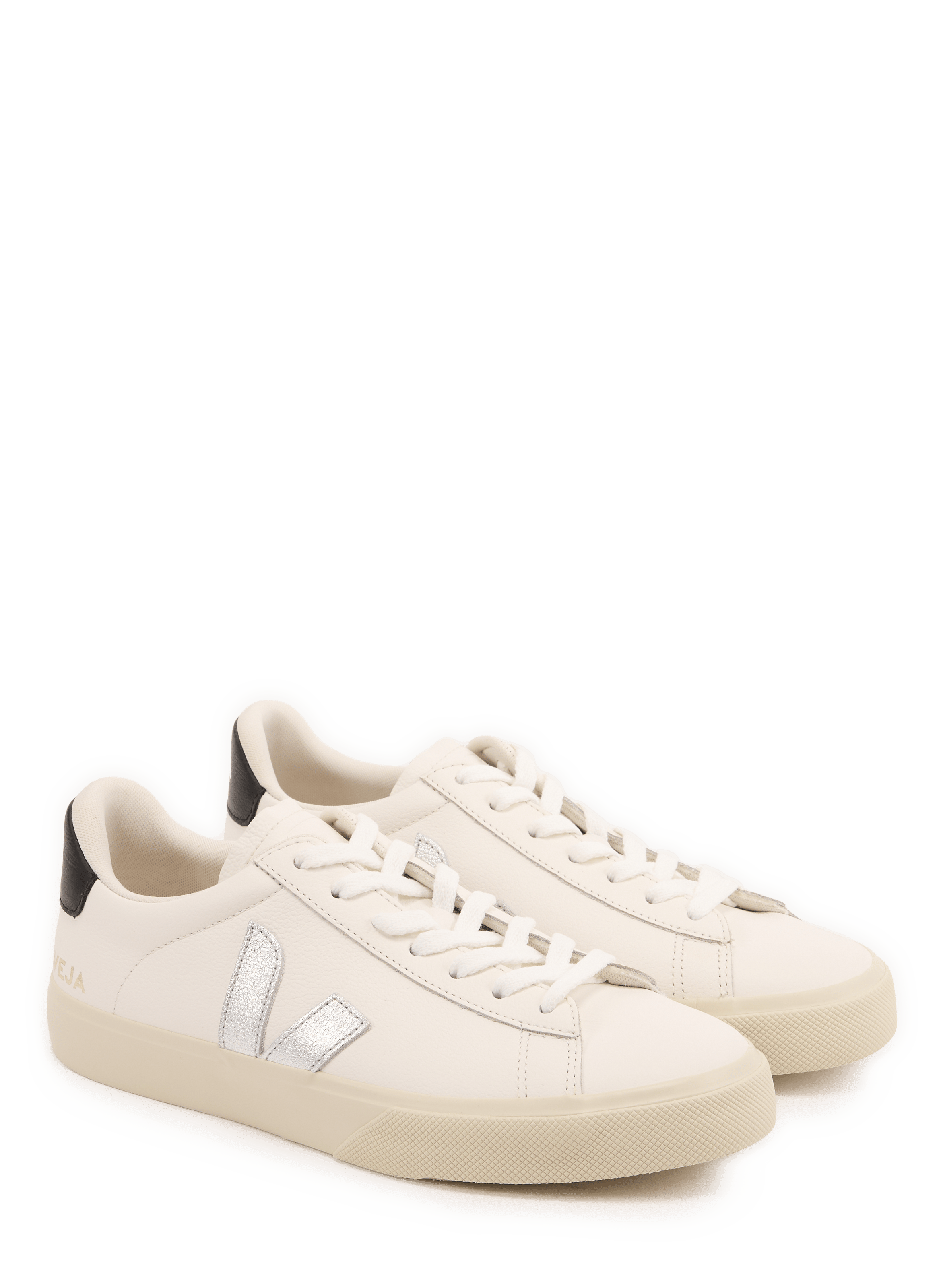 Sneakers Campo in leer VEJA Wit
