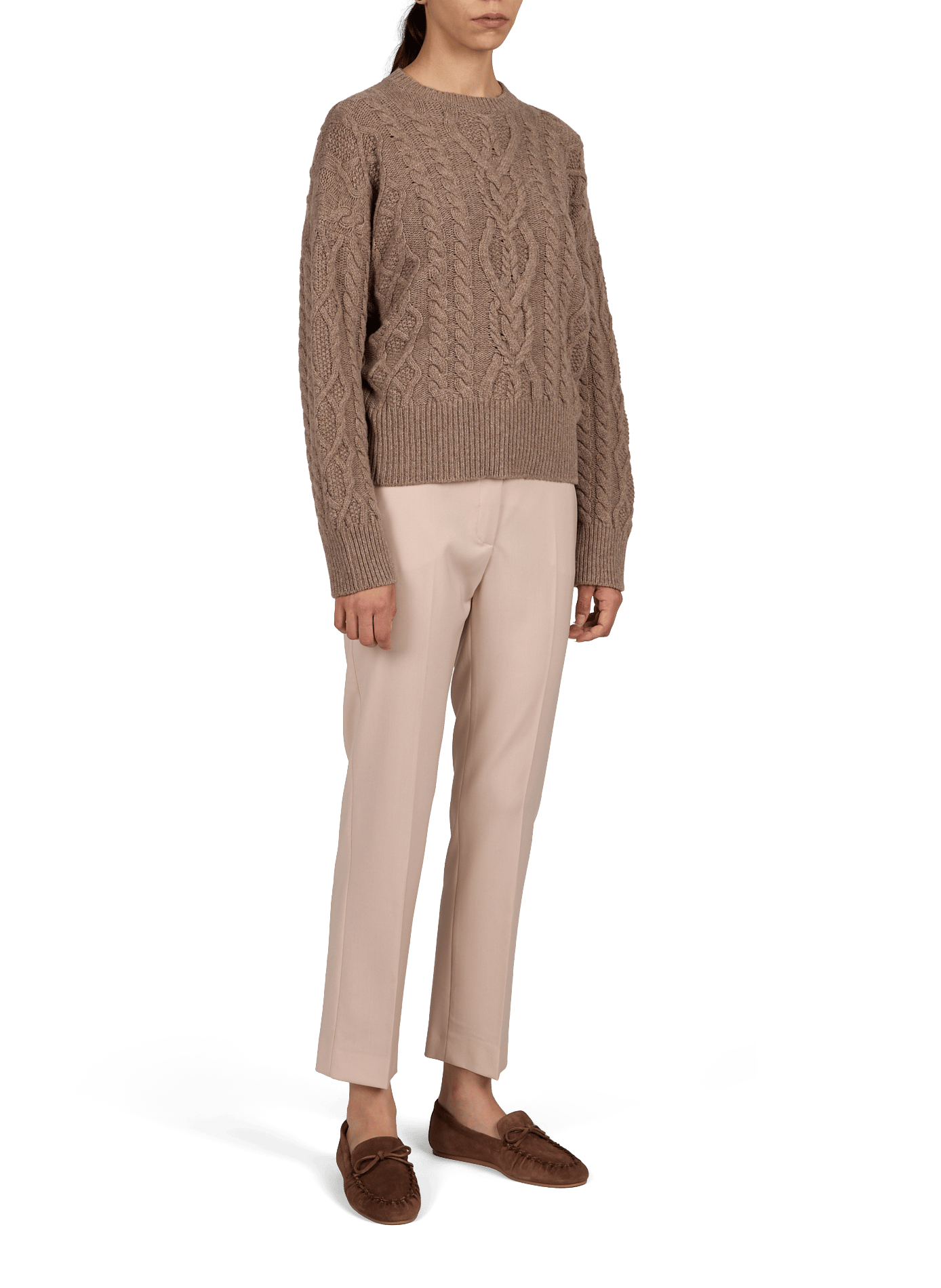 Pull oversize en laine MAX MARA WEEK END Marron
