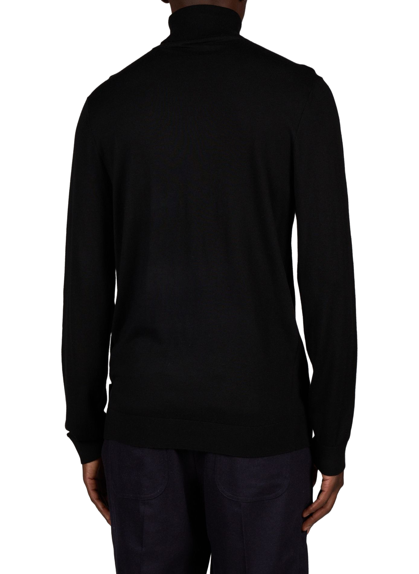 Coltrui in effen gebreide stof ARMANI EXCHANGE Zwart