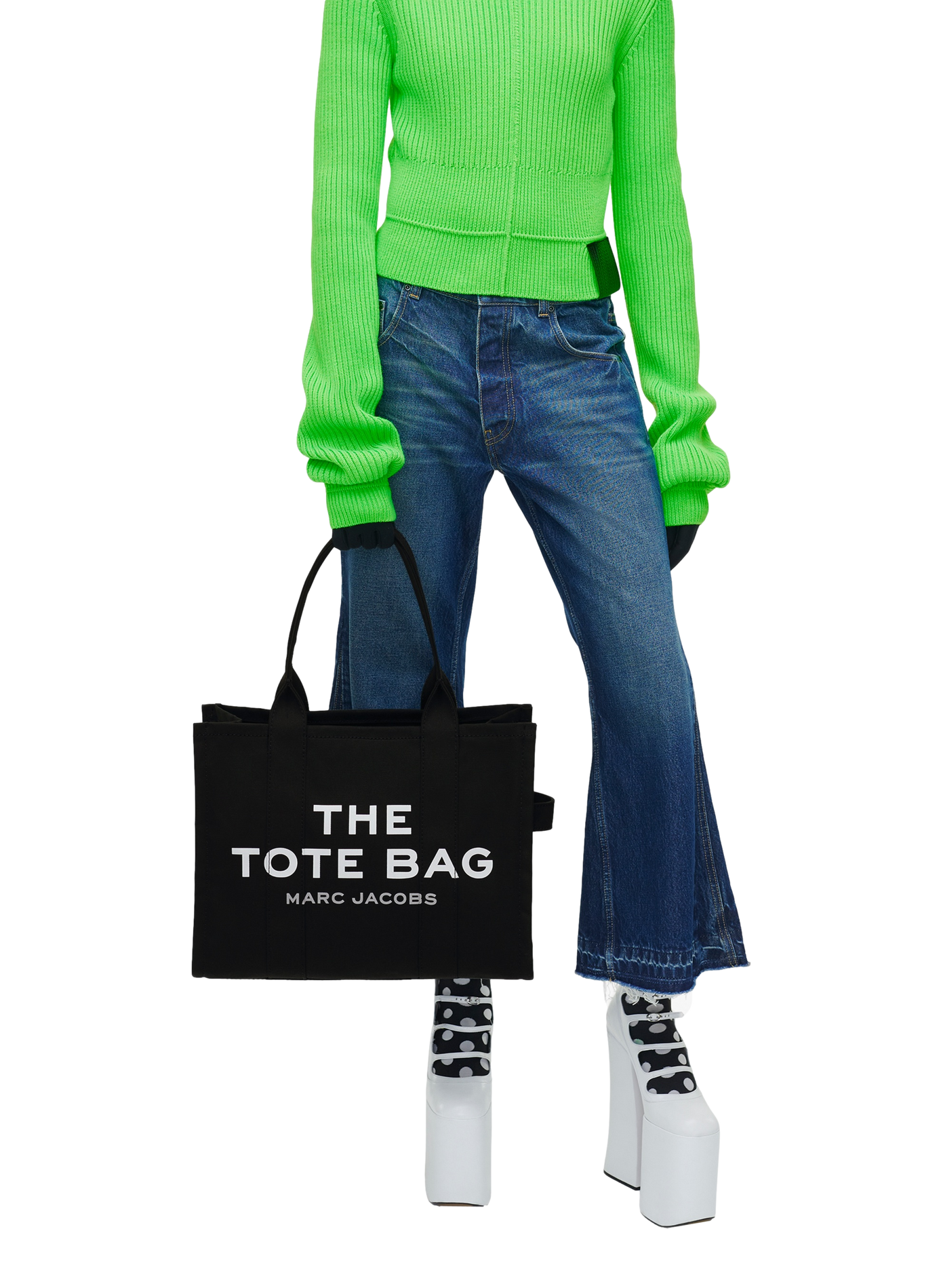 Sac cabas The Canvas Large Tote Bag MARC JACOBS Noir