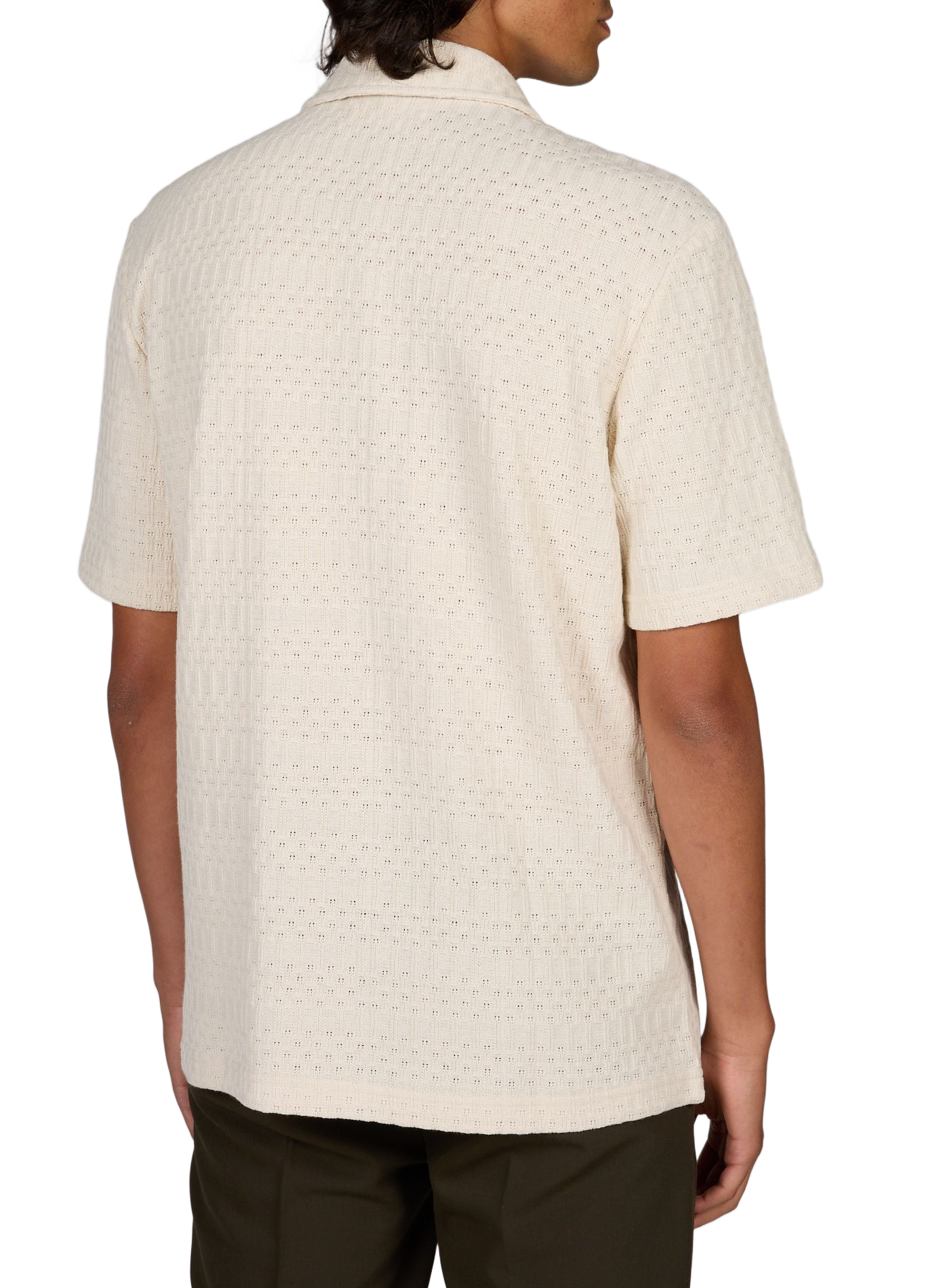 Gestreiftes Baumwollmischungs-Shirt SAMSOE SAMSOE Beige