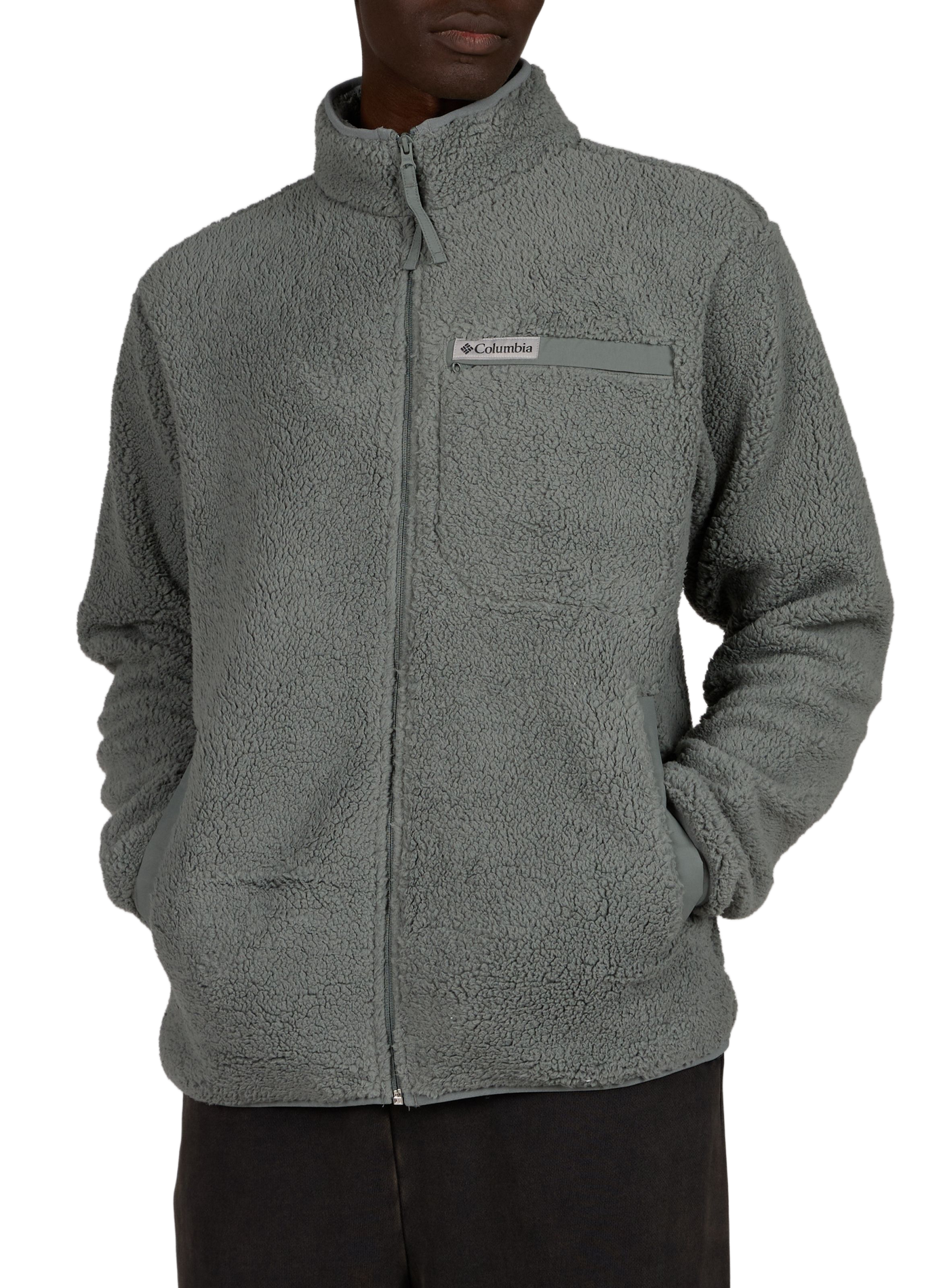 Oversized high-neck jacket COLUMBIA Grey