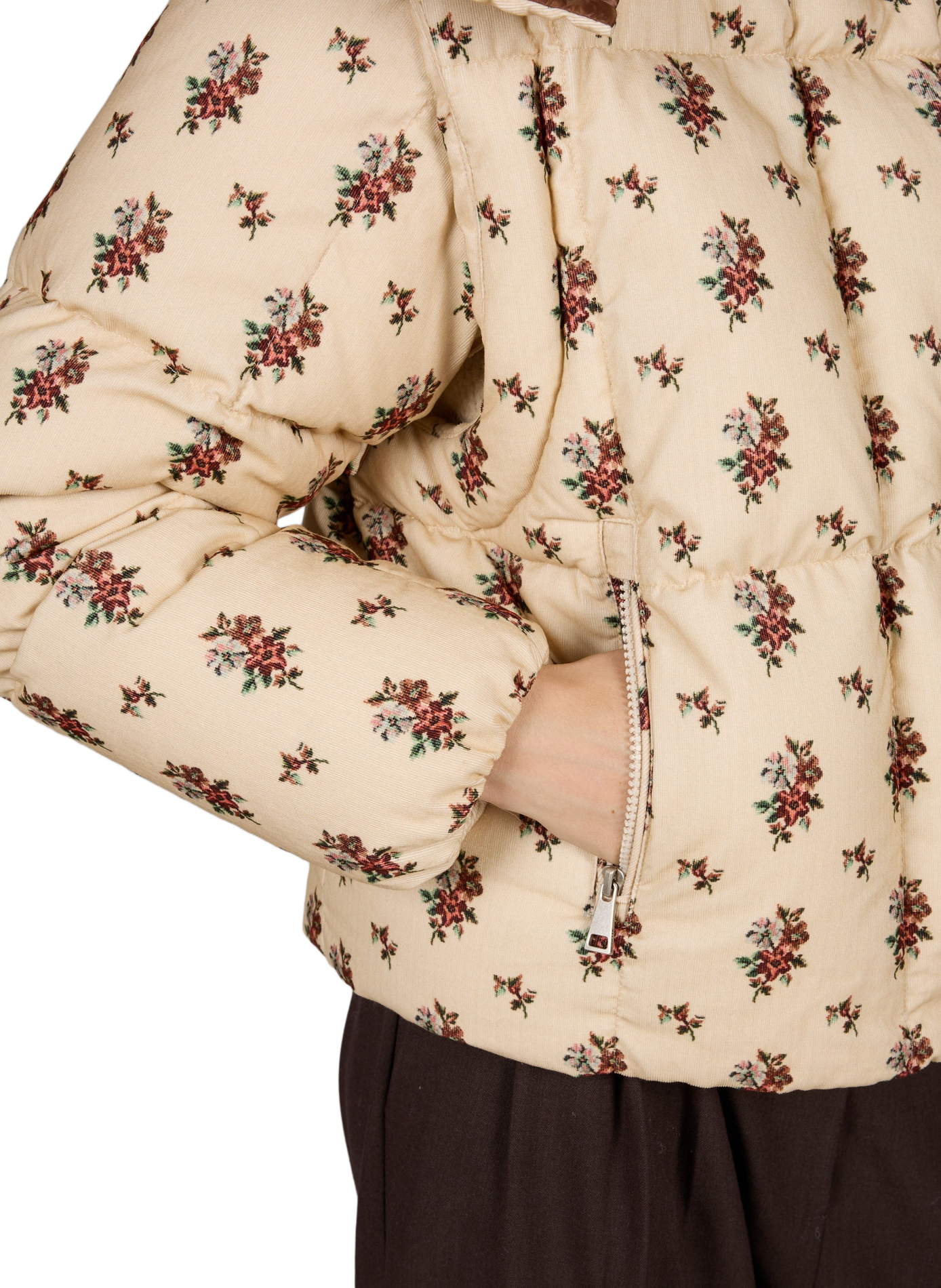 Plumífero Torcol acolchado estampado MONCLER Blanco