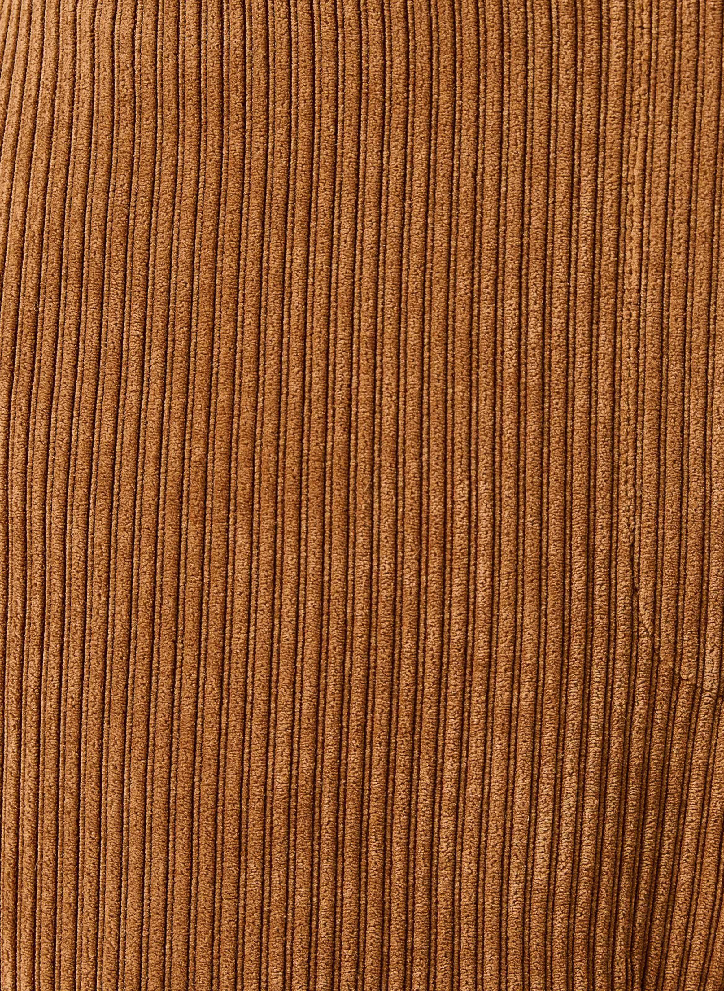 Cropped ribfluwelen broek LA FEE MARABOUTEE Bruin