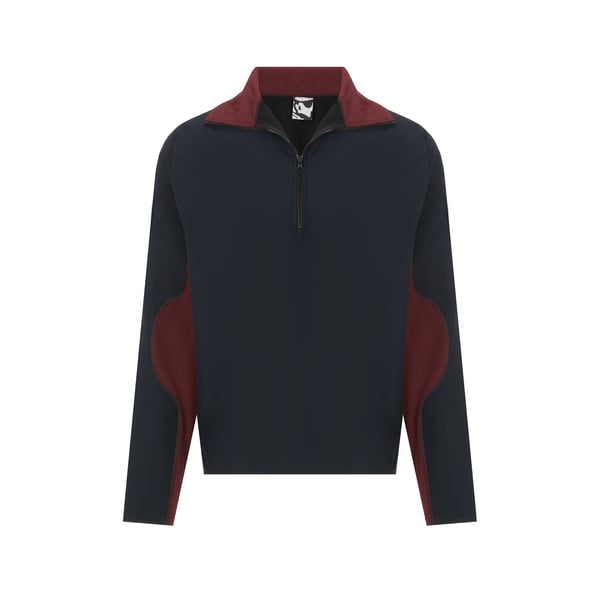 Sweatshirt coupe-vent bi-matière