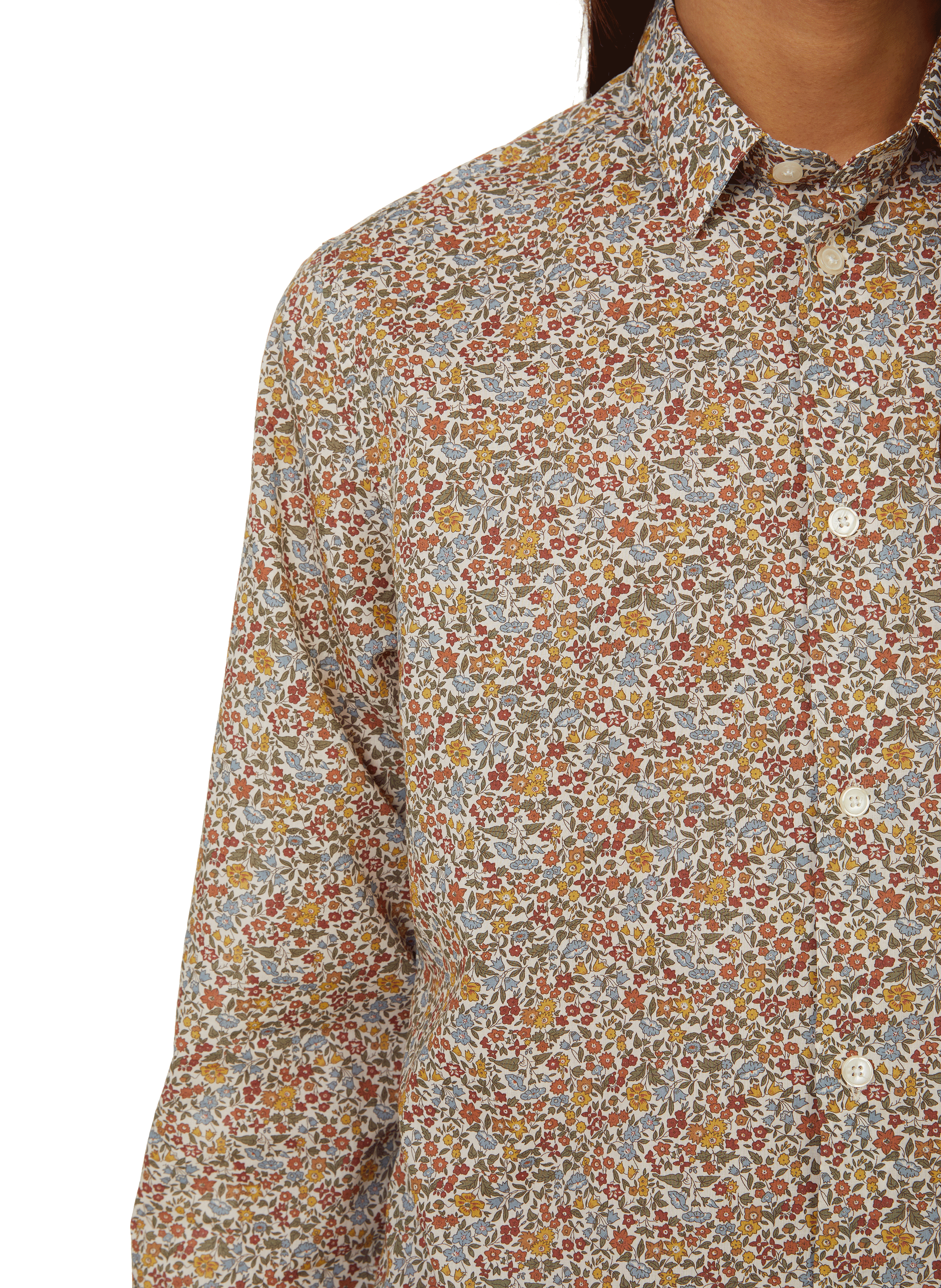 Chemise imprimée liberty en coton  Multicolore