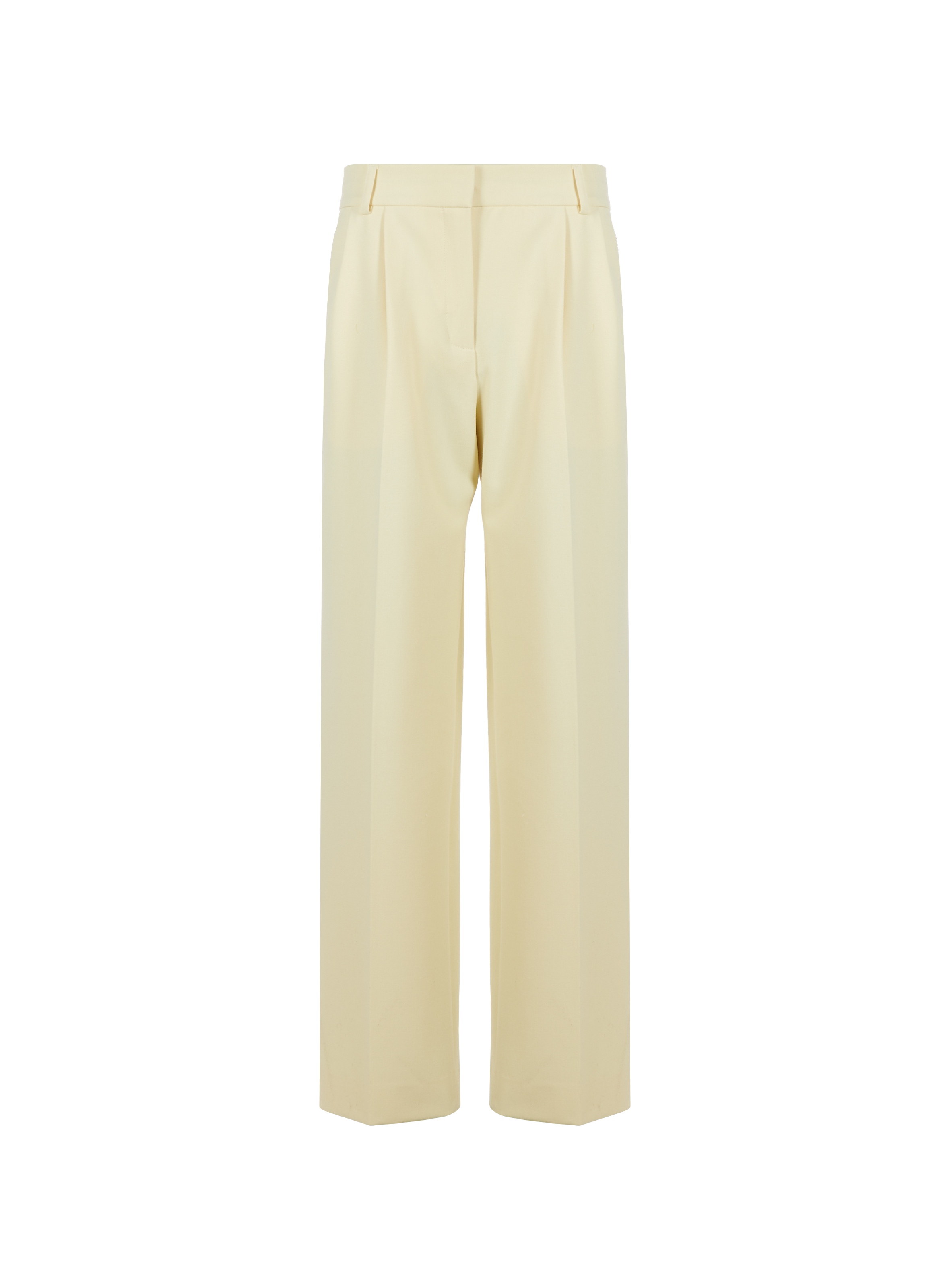 Plain trousers Yellow