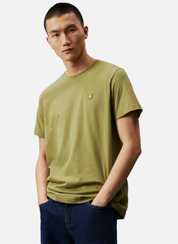 CALVIN KLEIN T-shirt en coton  Vert