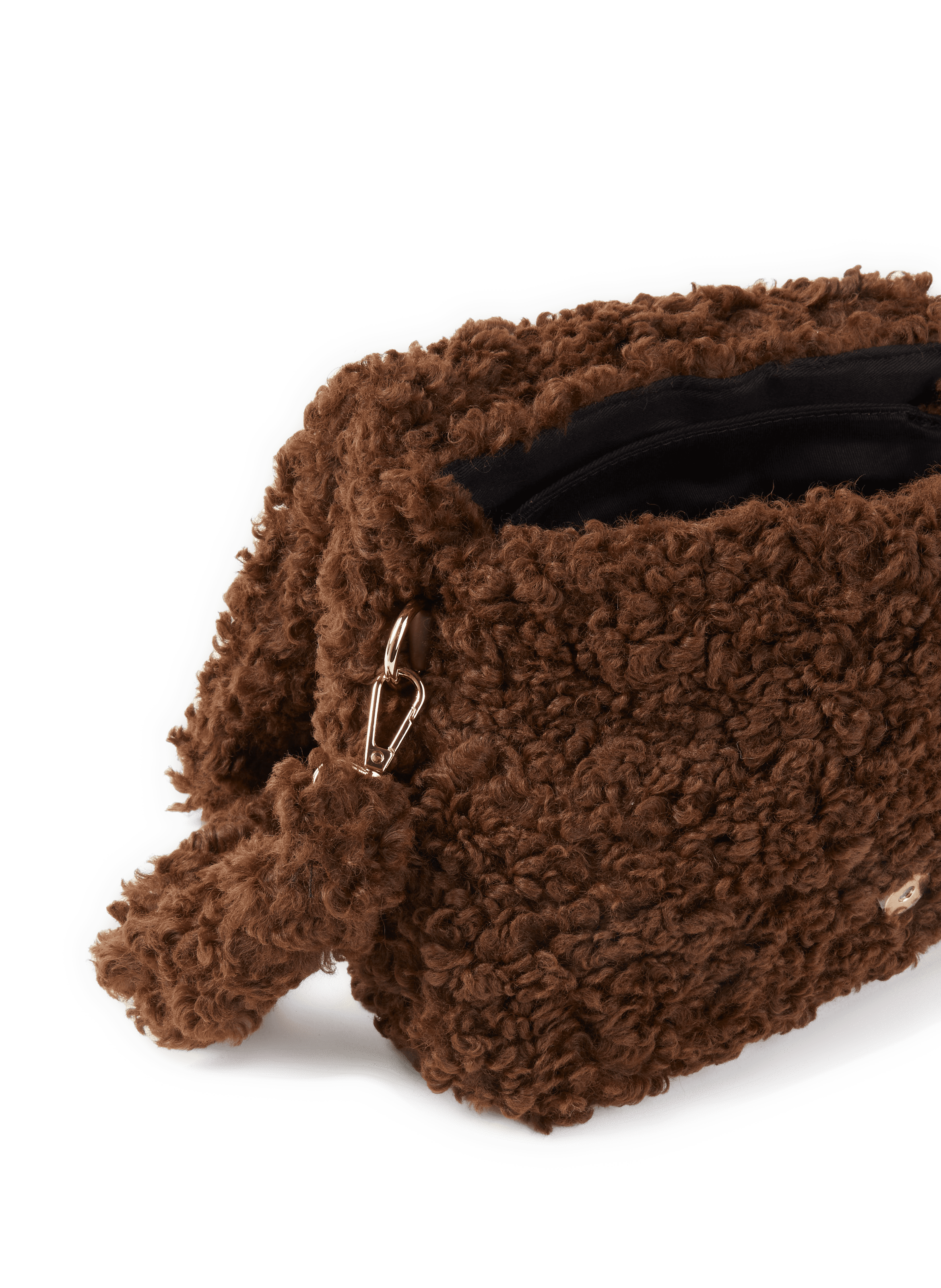 Sac à main texturé  AU PRINTEMPS PARIS Marron