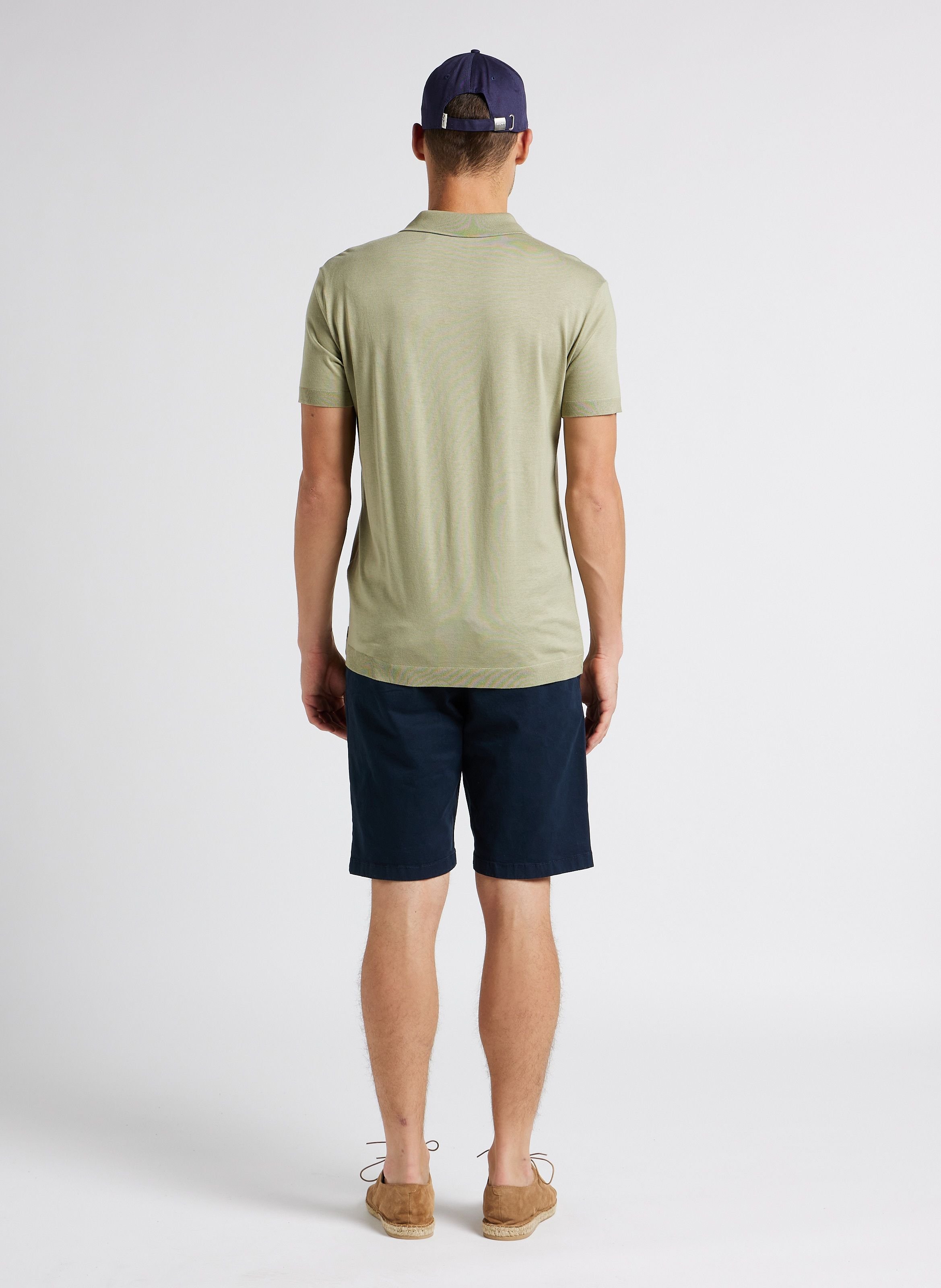 Bermuda droit en coton mélangé IKKS Bleu