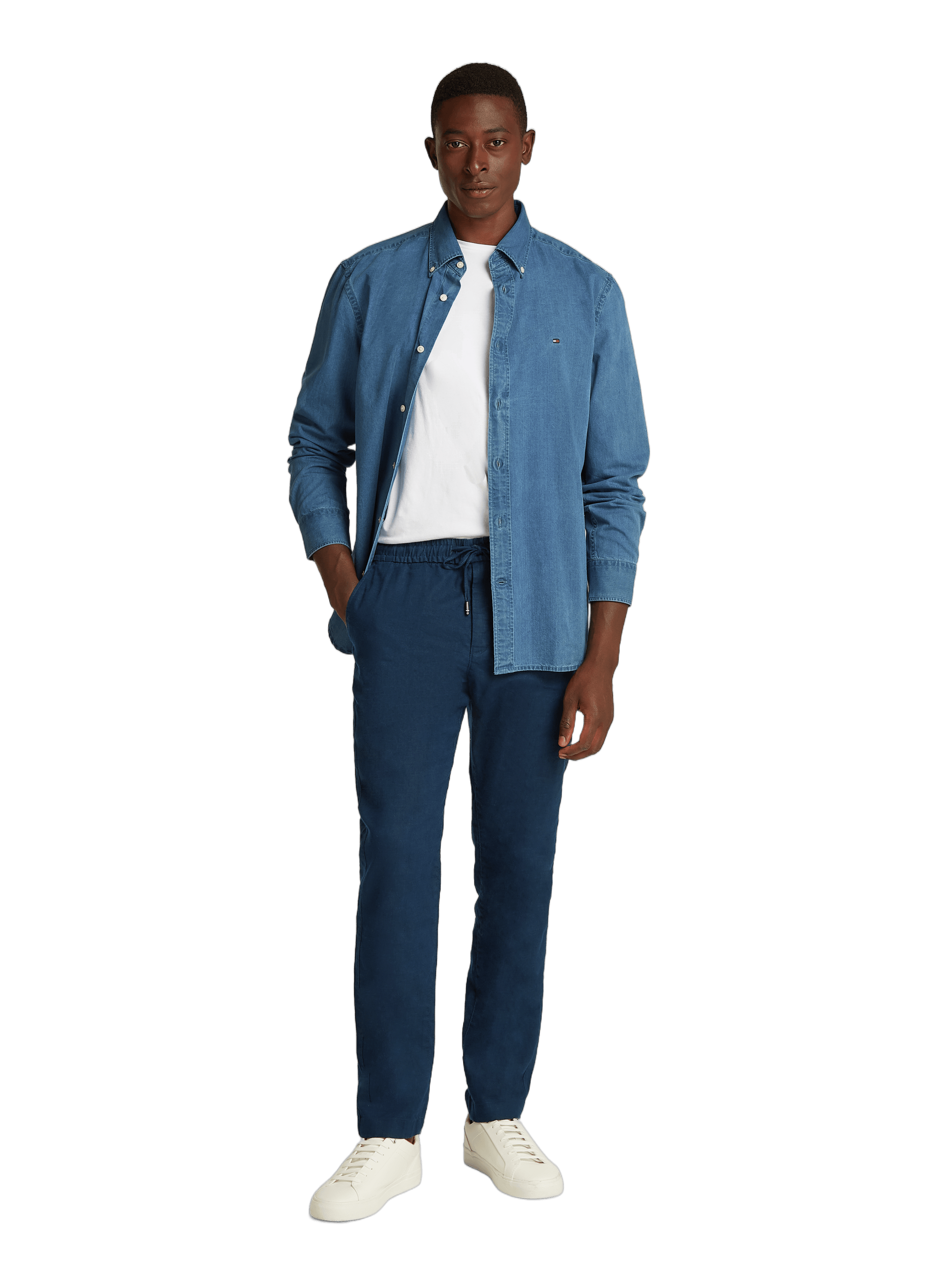 Chemise denim légère TOMMY HILFIGER Bleu