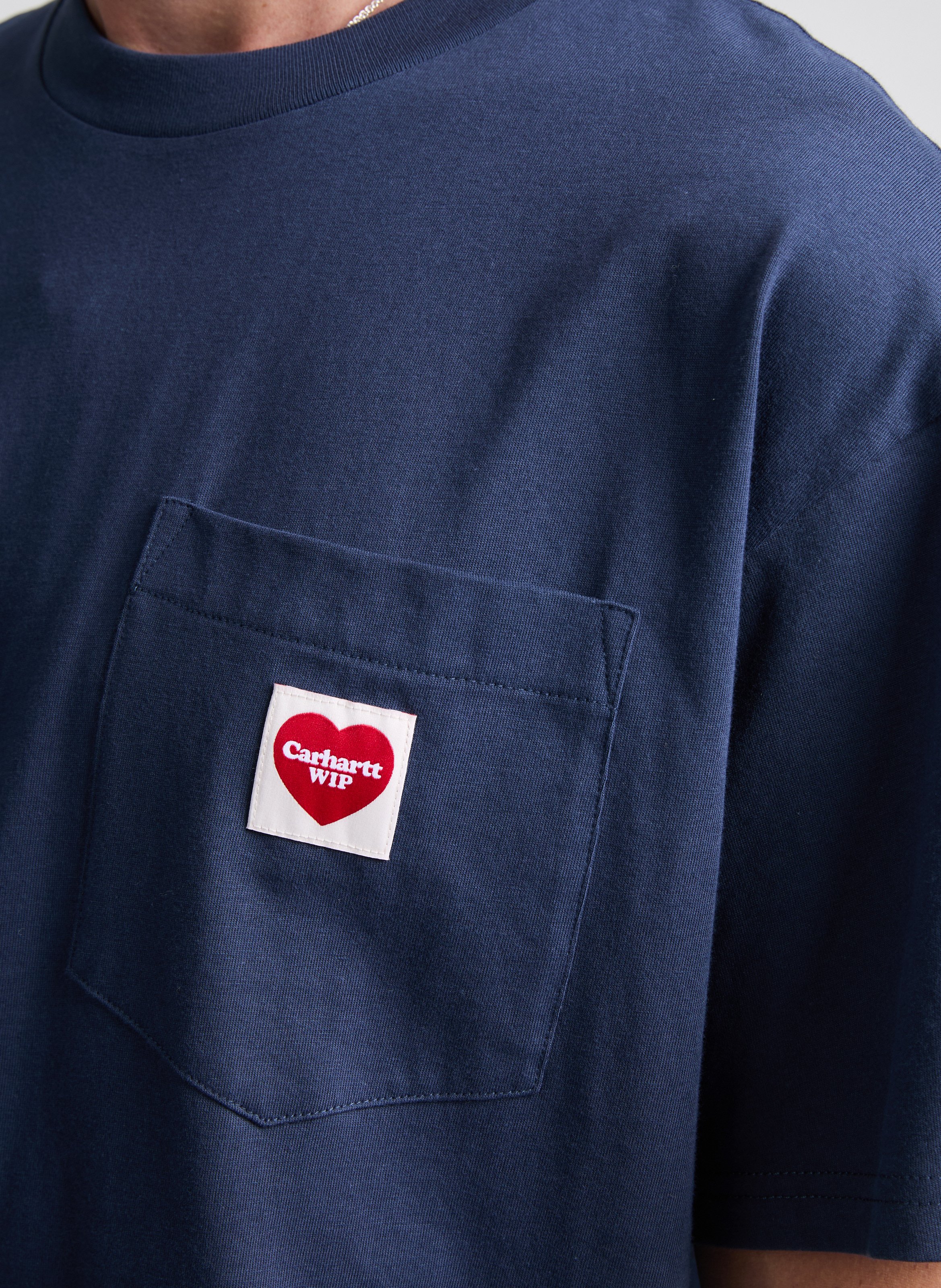 T-shirt à manches courtes en coton CARHARTT WIP Bleu