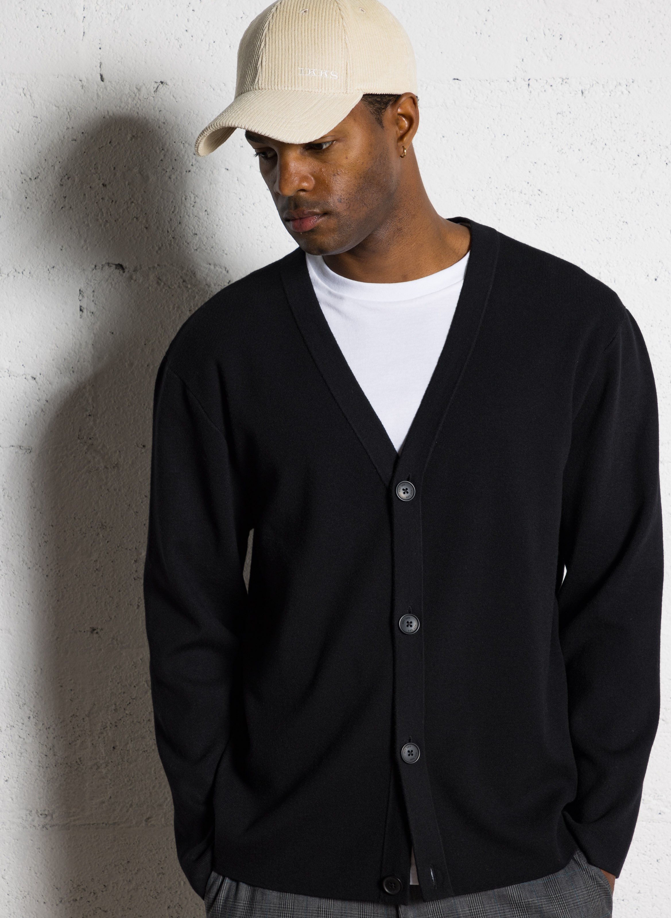 Cardigan col v IKKS Noir