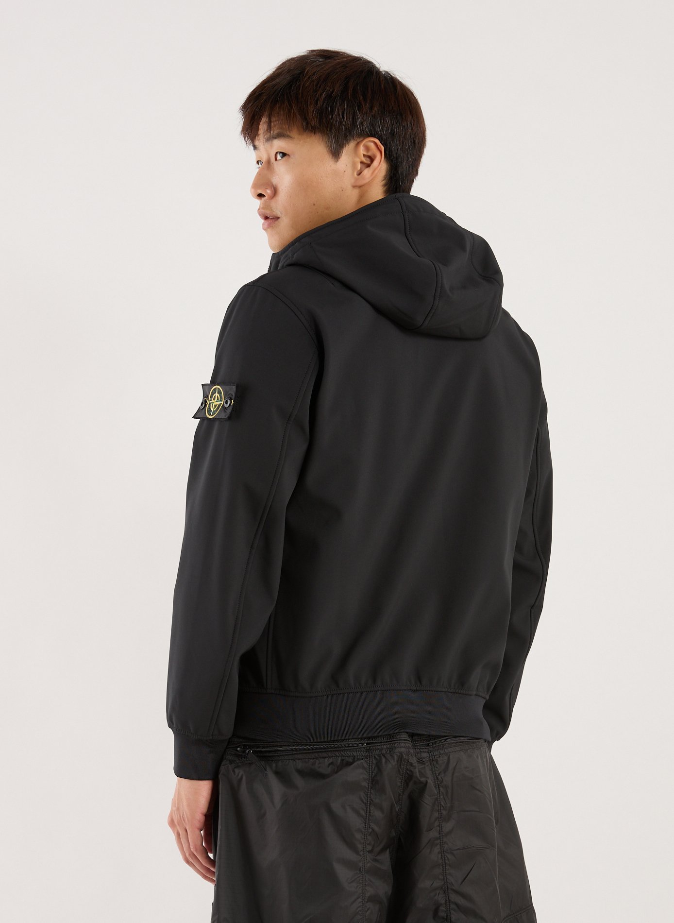 Blouson à capuche STONE ISLAND Noir