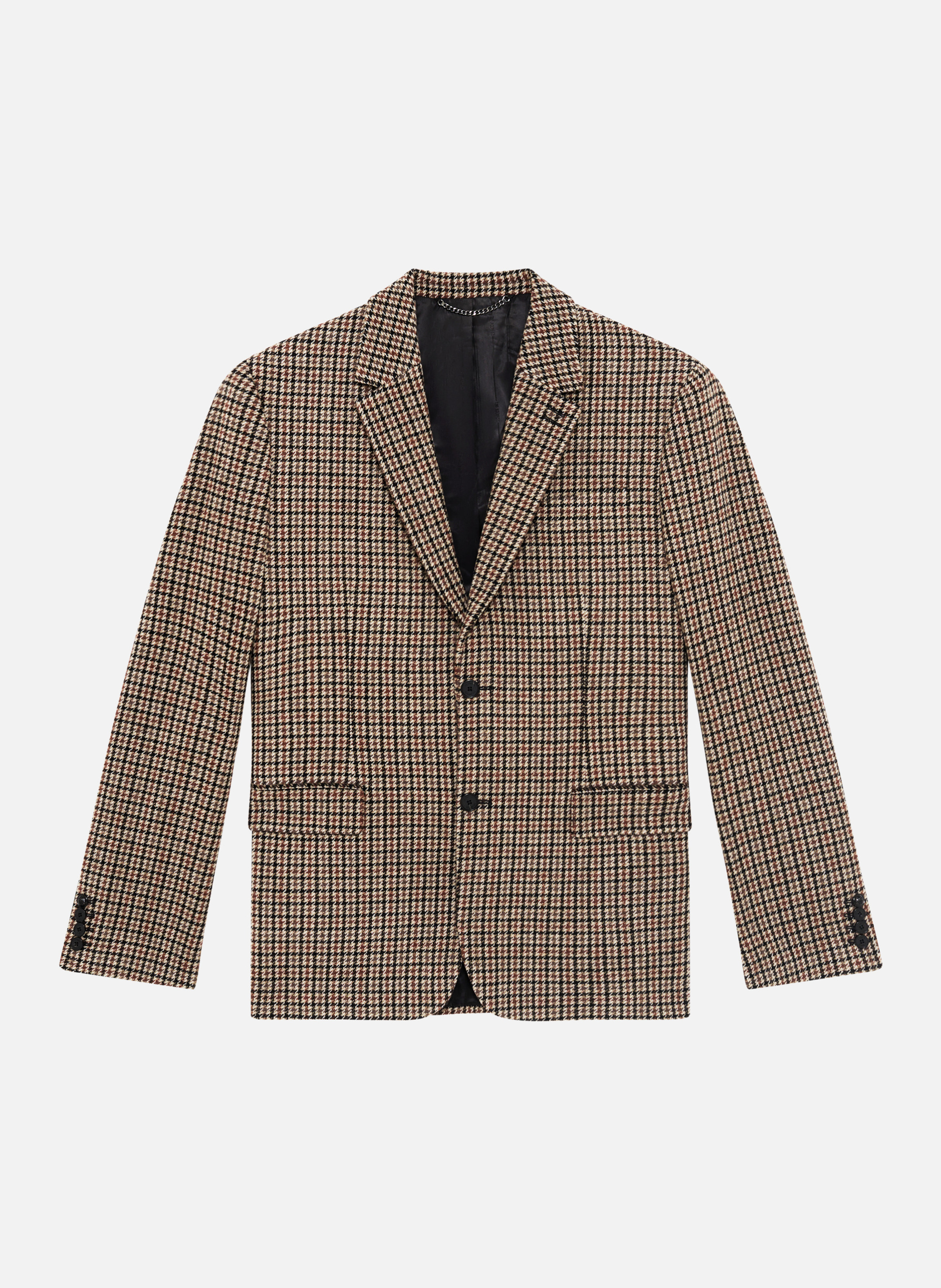 Veste en pied de poule THE KOOPLES Marron