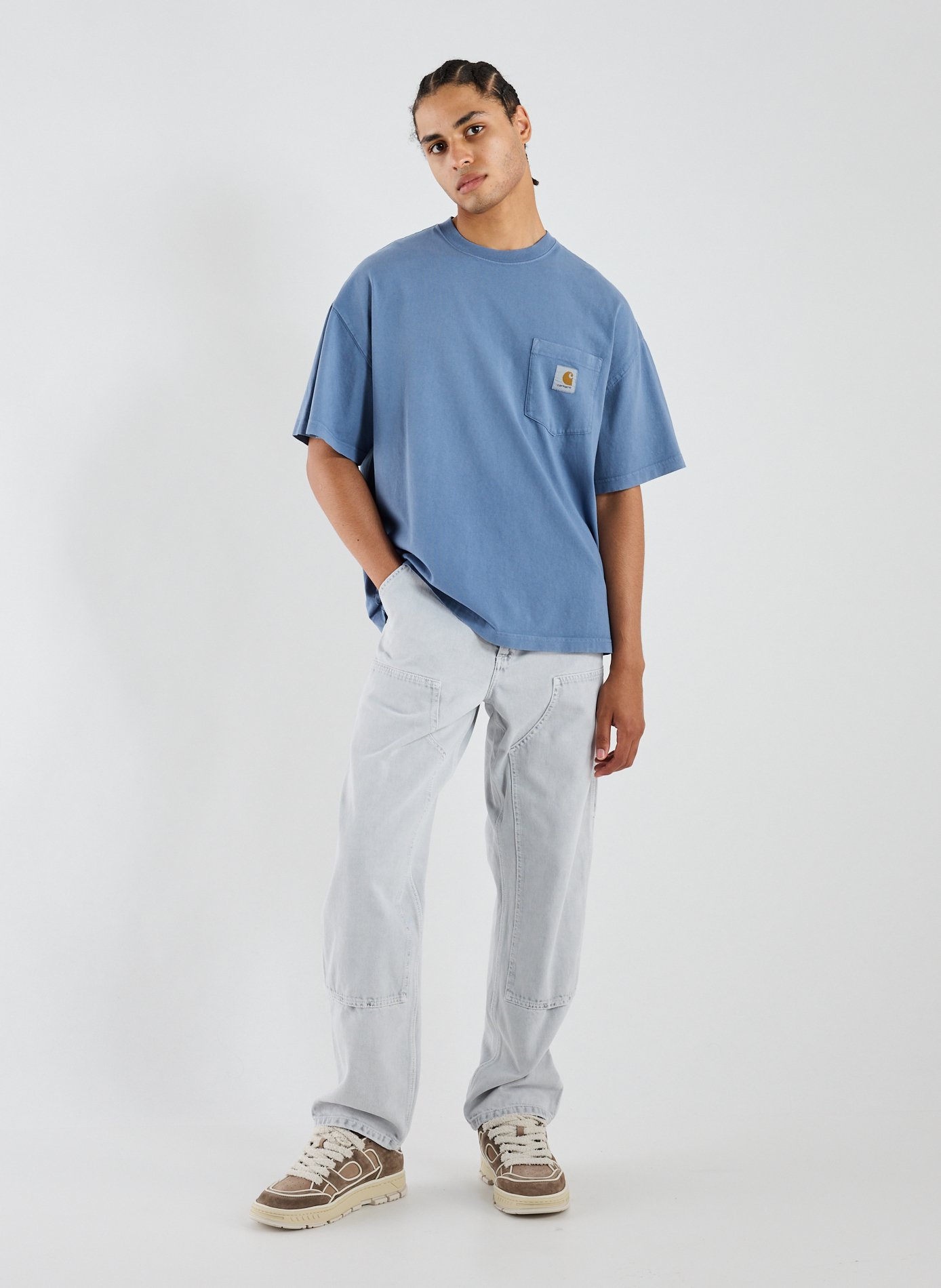 Cargo Double Knee Jeans CARHARTT WIP Blue