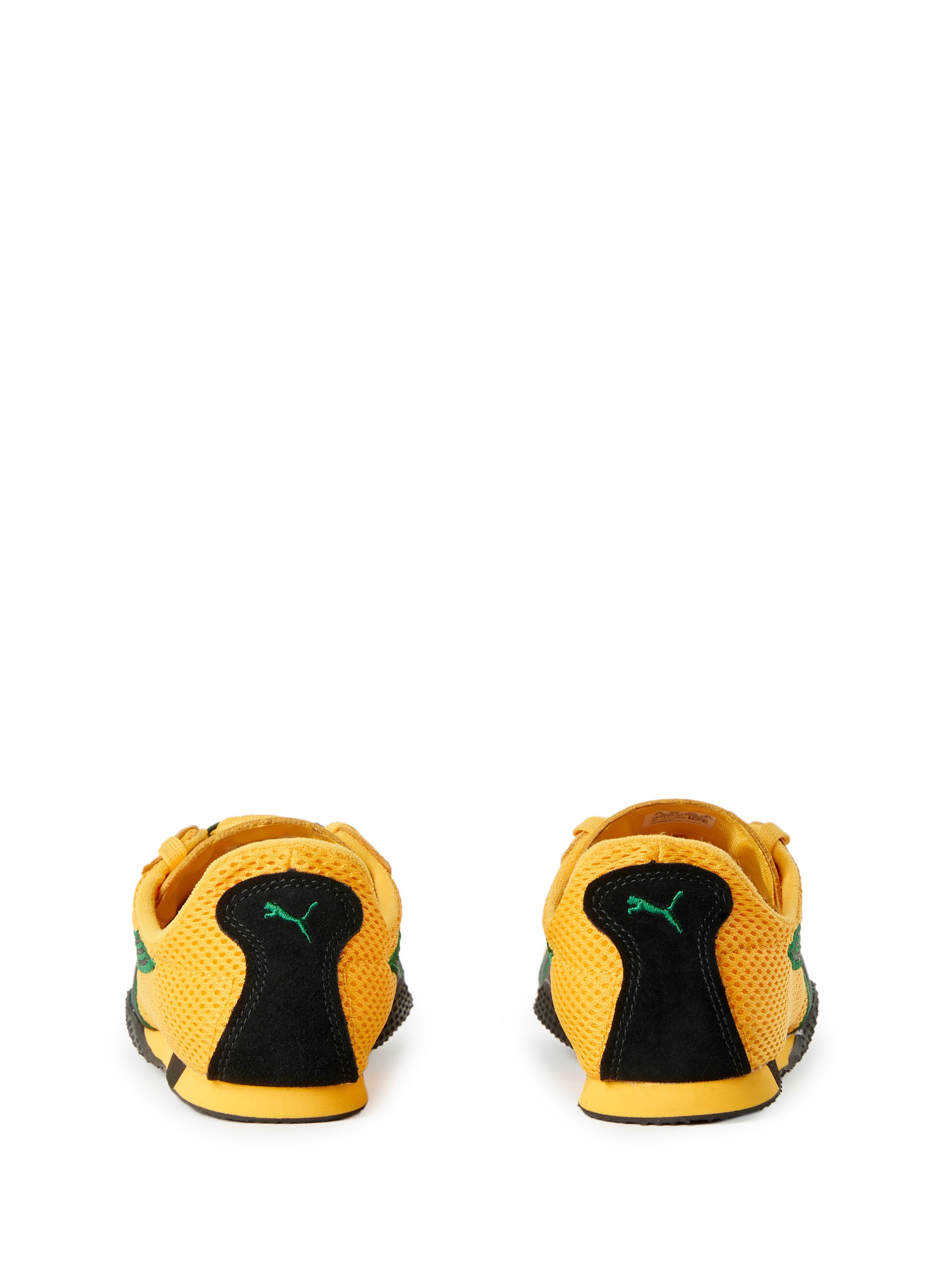 Bi-material sneakers PUMA Yellow