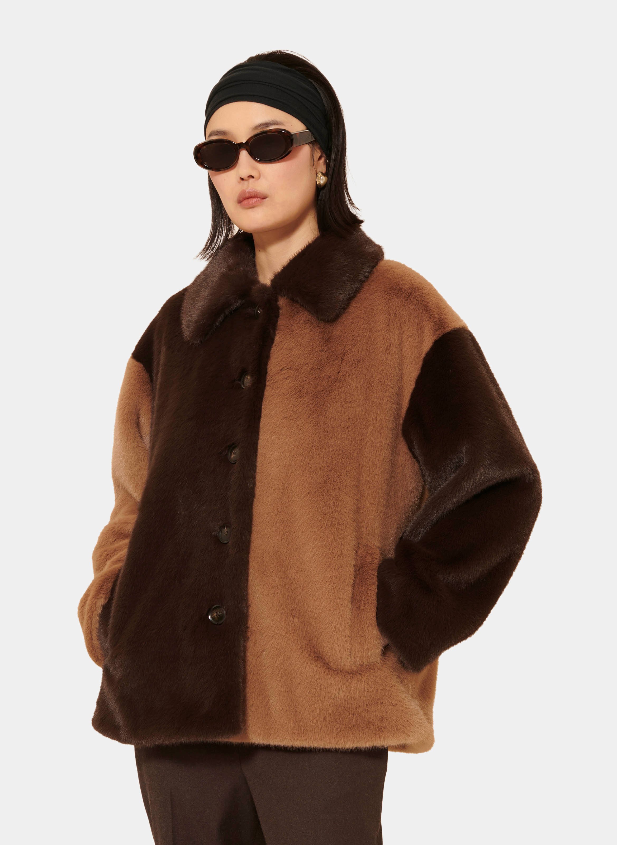 Manteau magritte TARA JARMON Marron