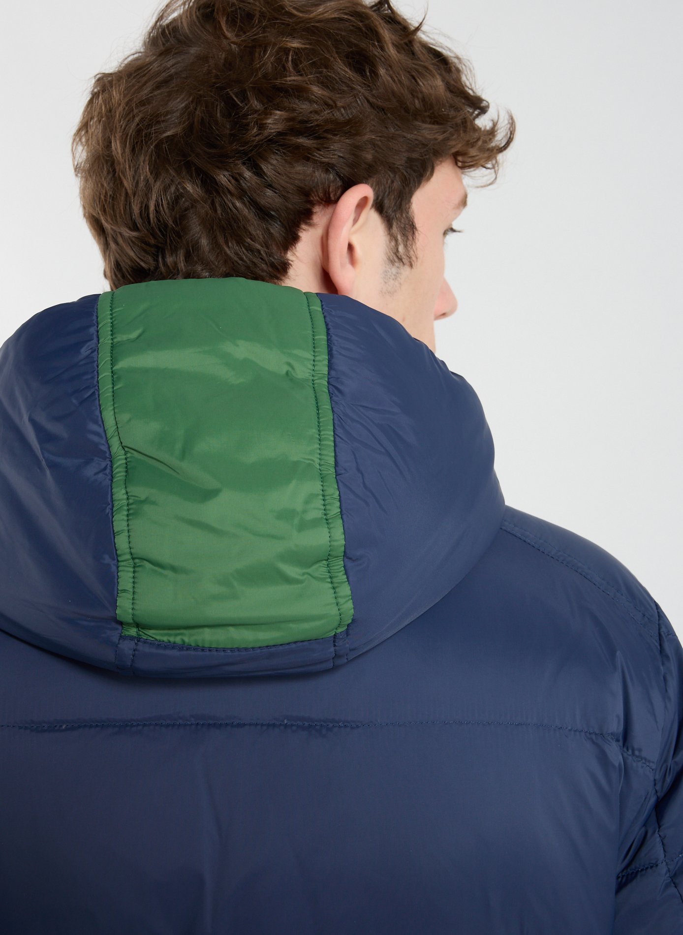 Doudoune manches longues à capuche amovible LA MARTINA Bleu