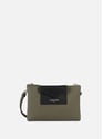 Double pochette - storm kba | Kaki by LANCASTER LANCASTER Double pochette - storm kba | Kaki