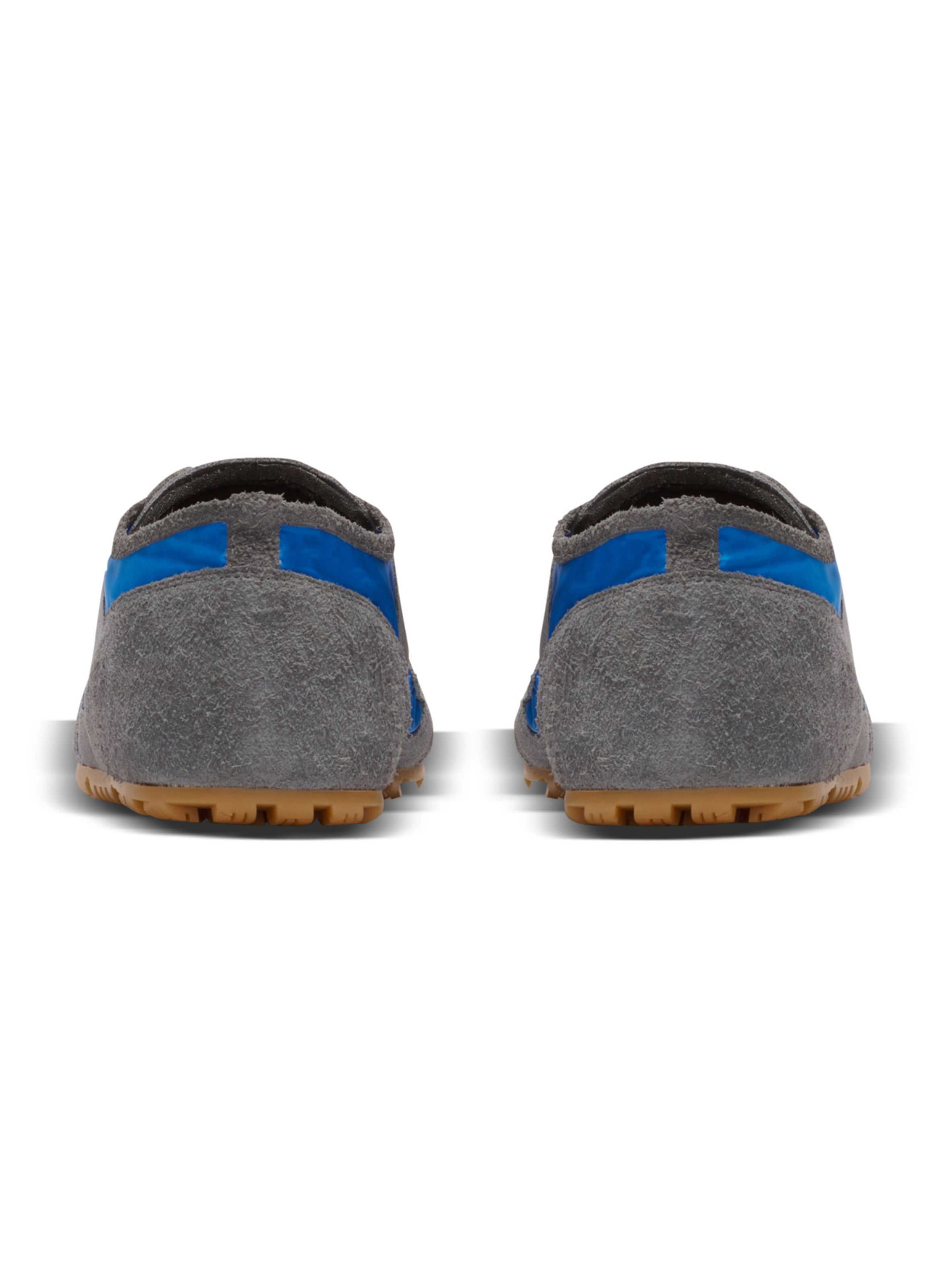 Baskets racer 45 en daim et nylon BALMAIN Bleu