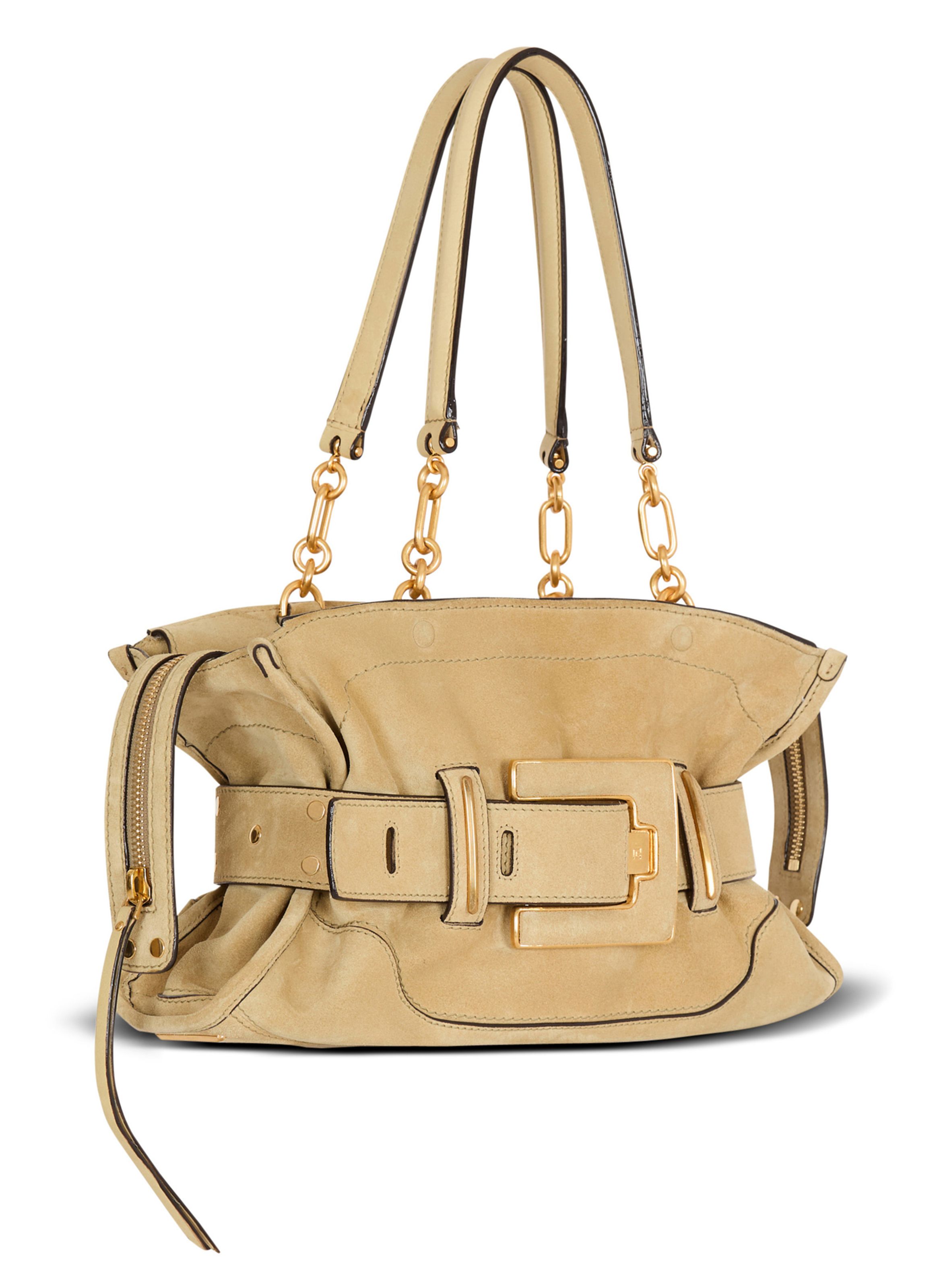 Sac anthem en daim Beige