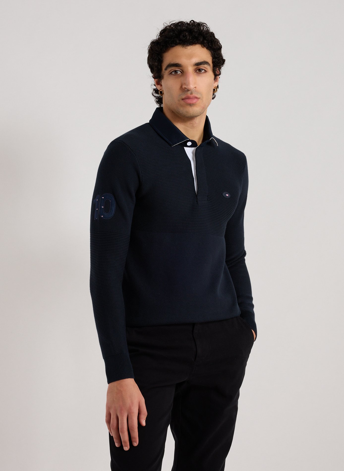 EDEN PARK Pull en coton Bleu