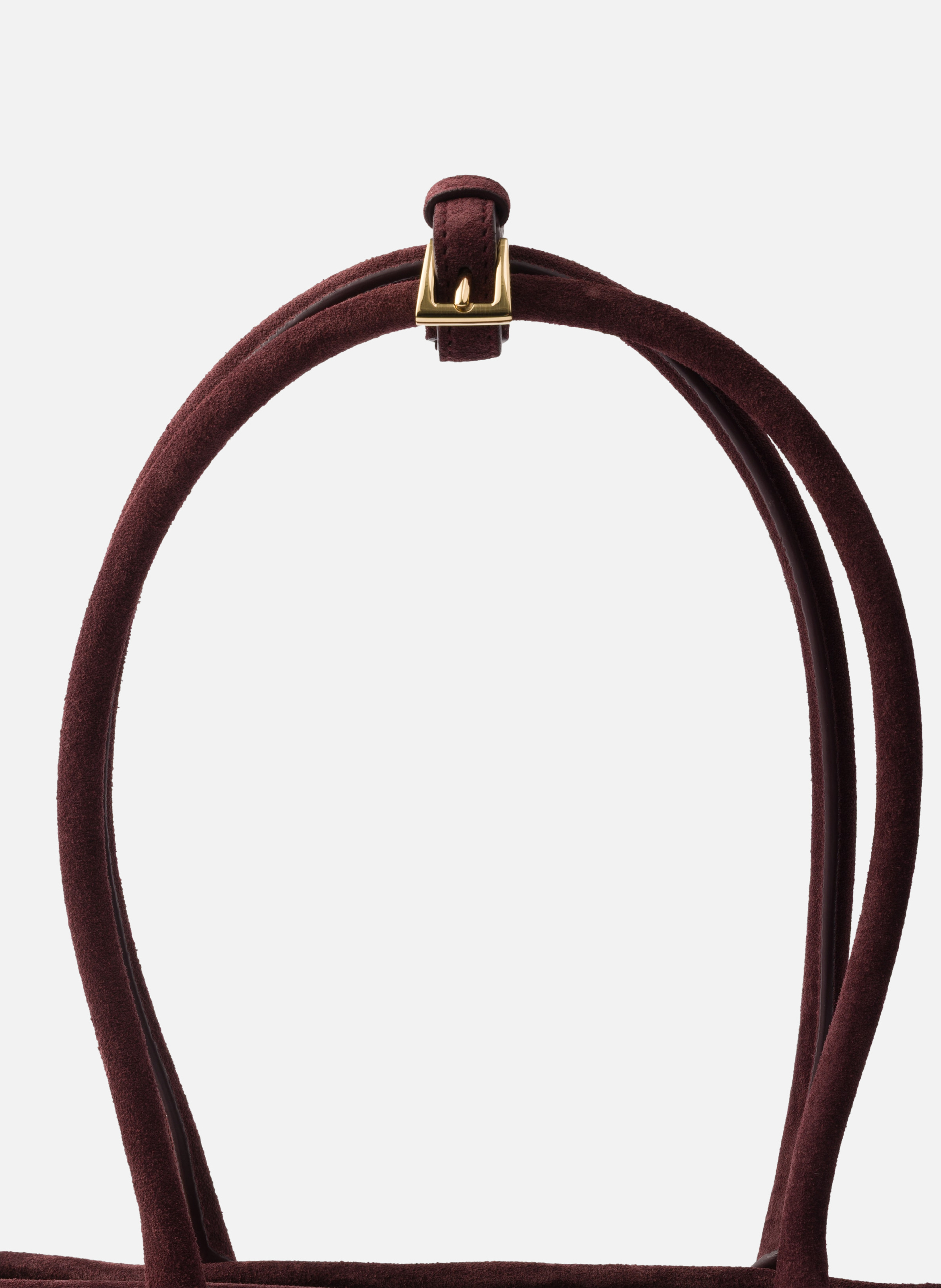 Sac à main prada bonnie en veau velours PRADA Rouge