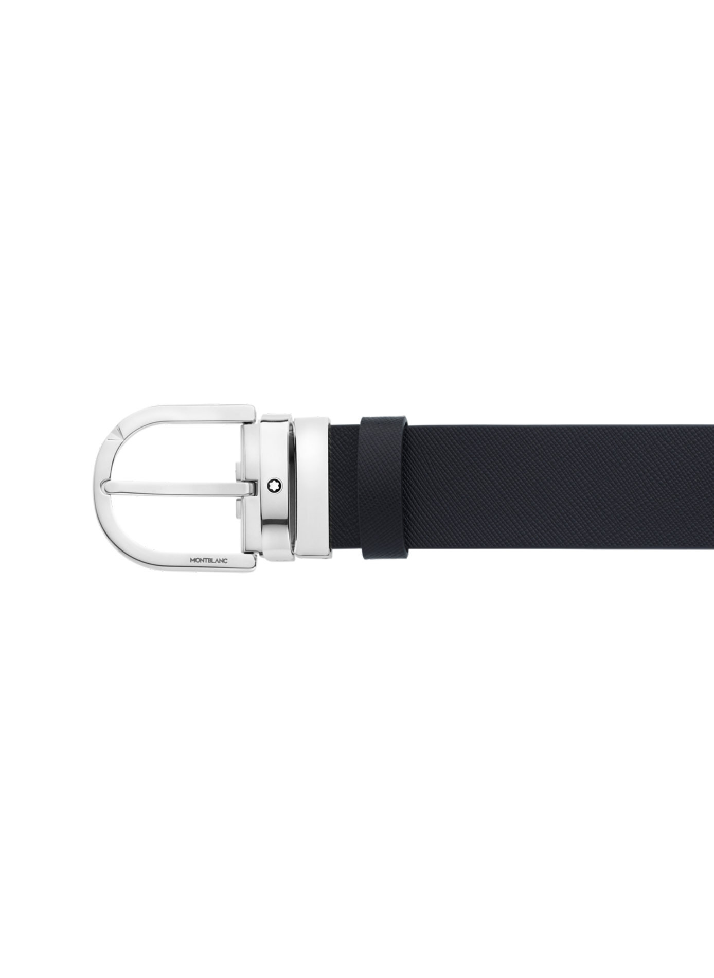 Reversible leather belt MONTBLANC Black