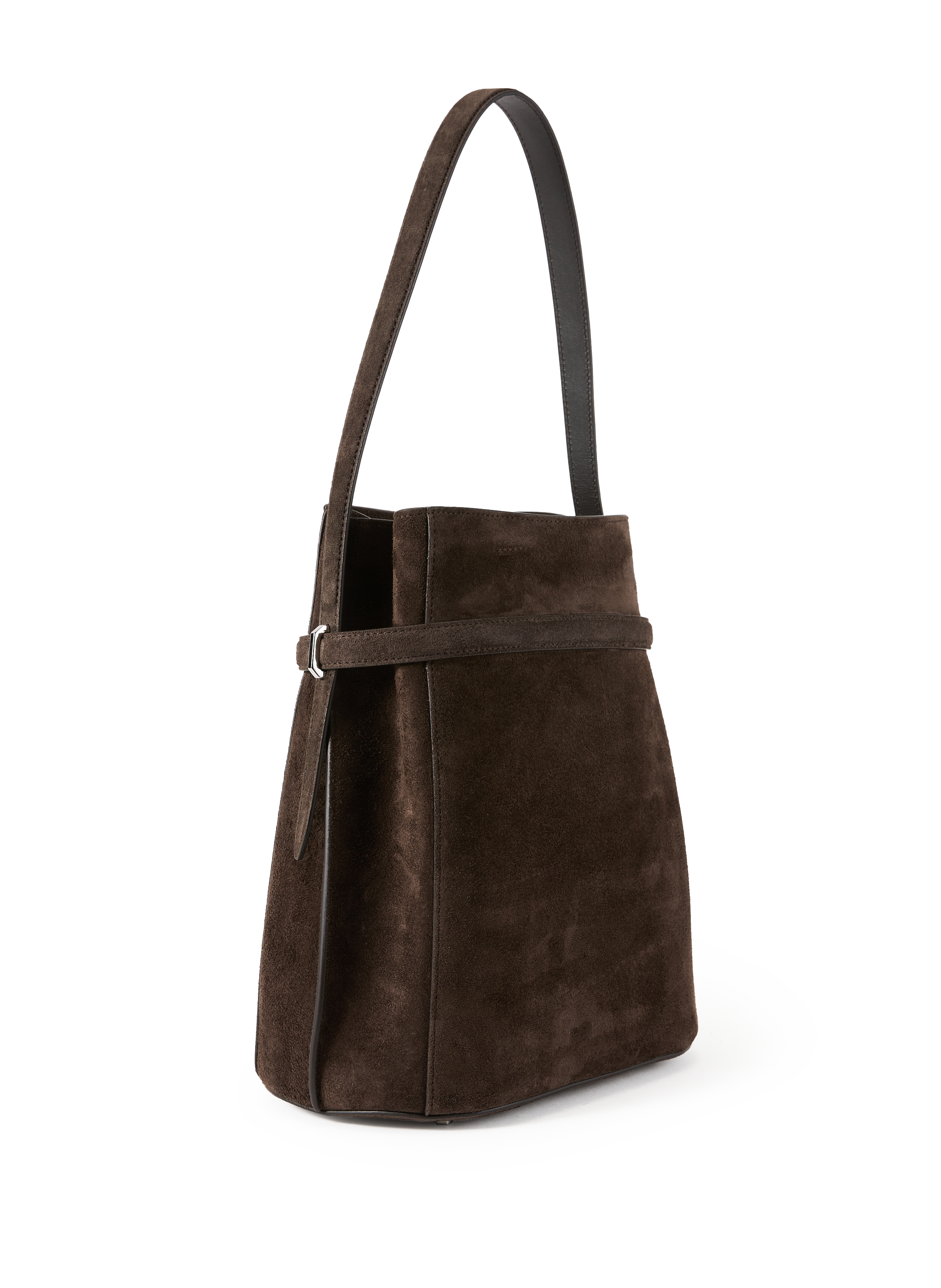 Sac à main en cuir de vache TOTEME Marron