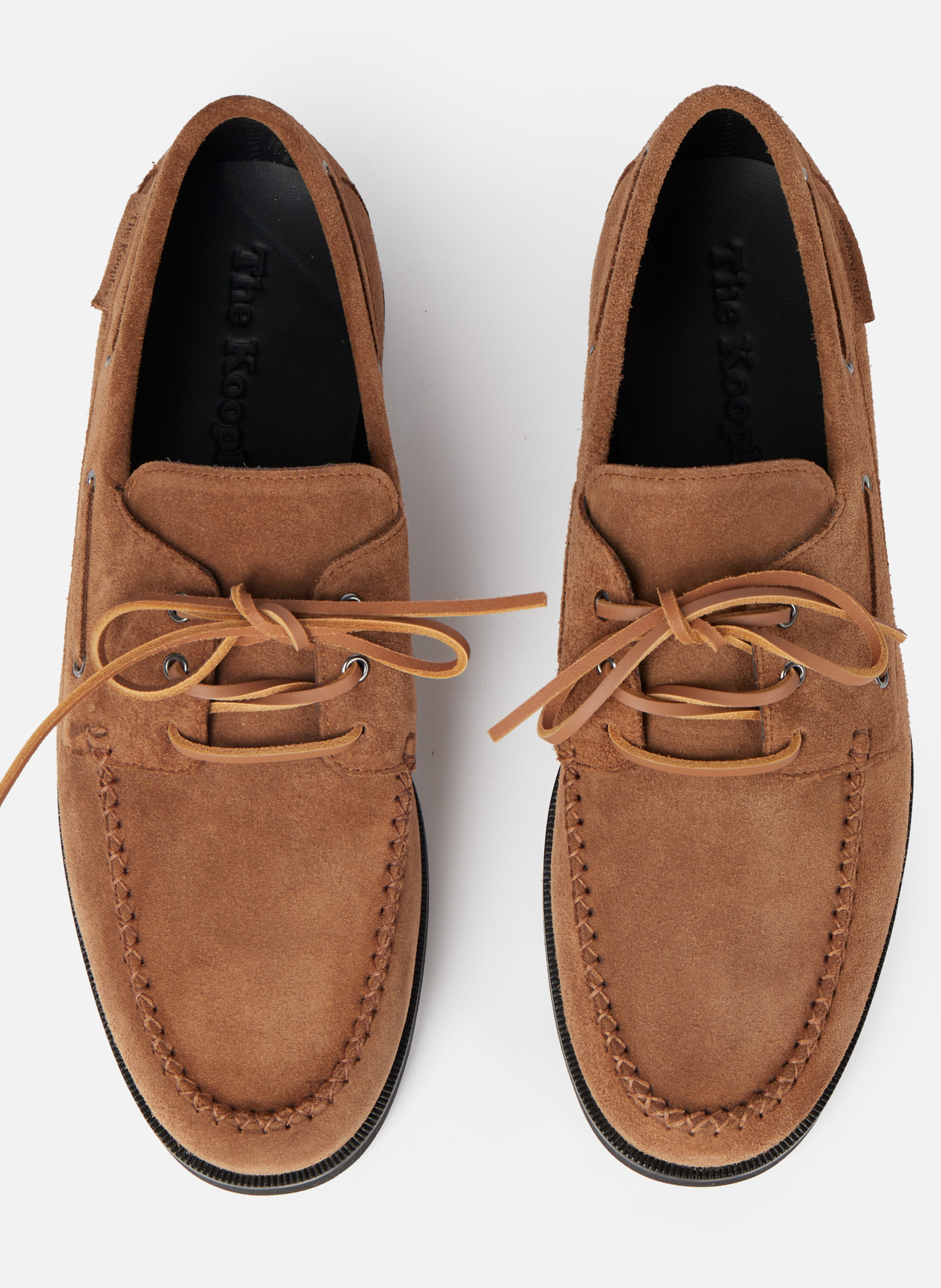 Mocassins en suède THE KOOPLES Marron