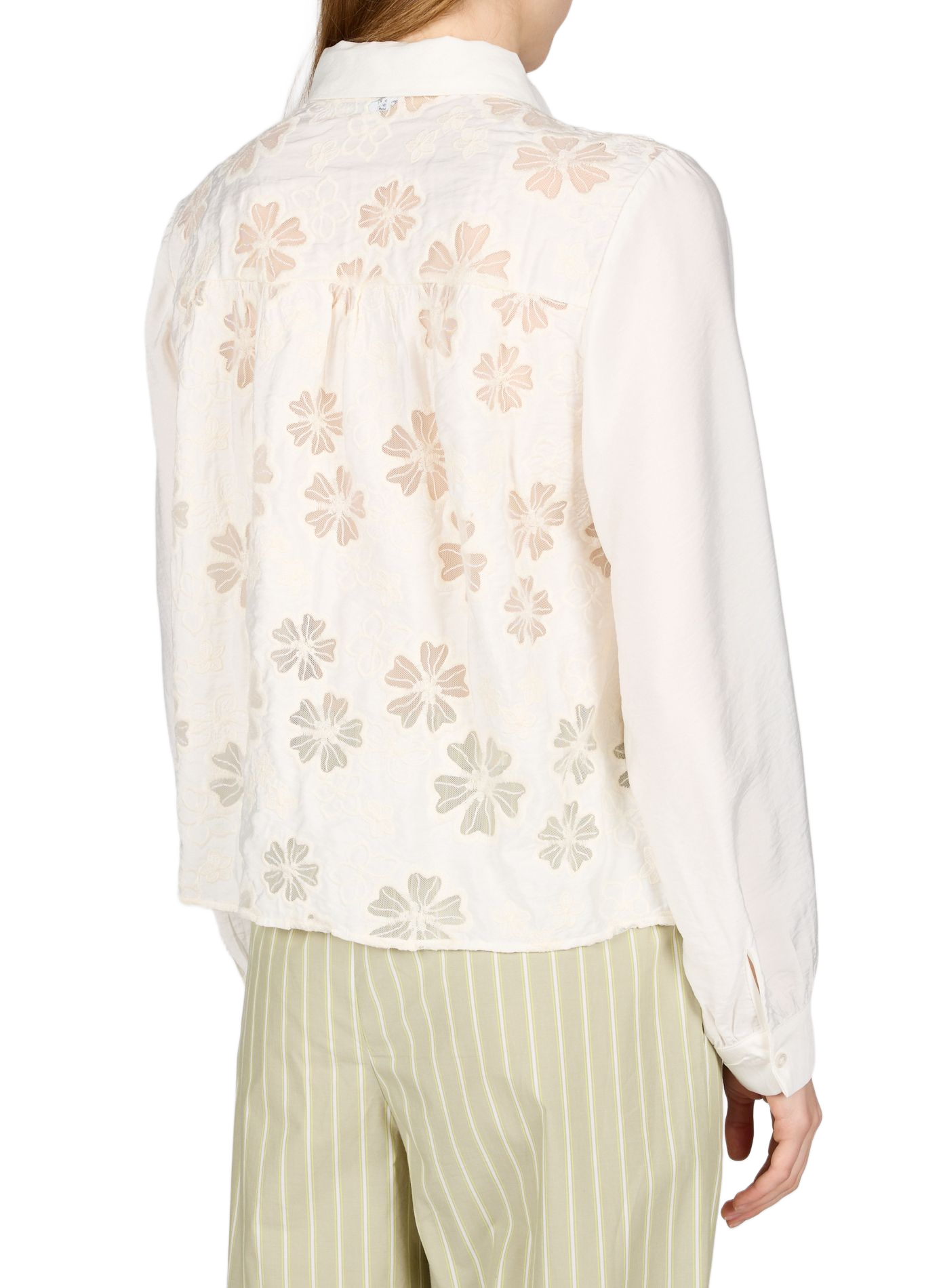 Chemisier fluide Objuno  OBJECT Blanc