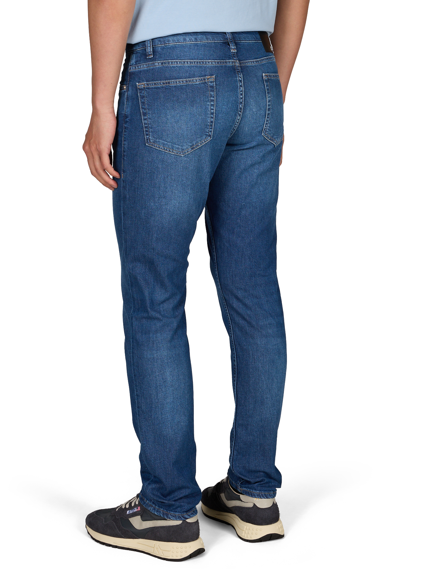 Jean slim en coton STRELLSON Bleu