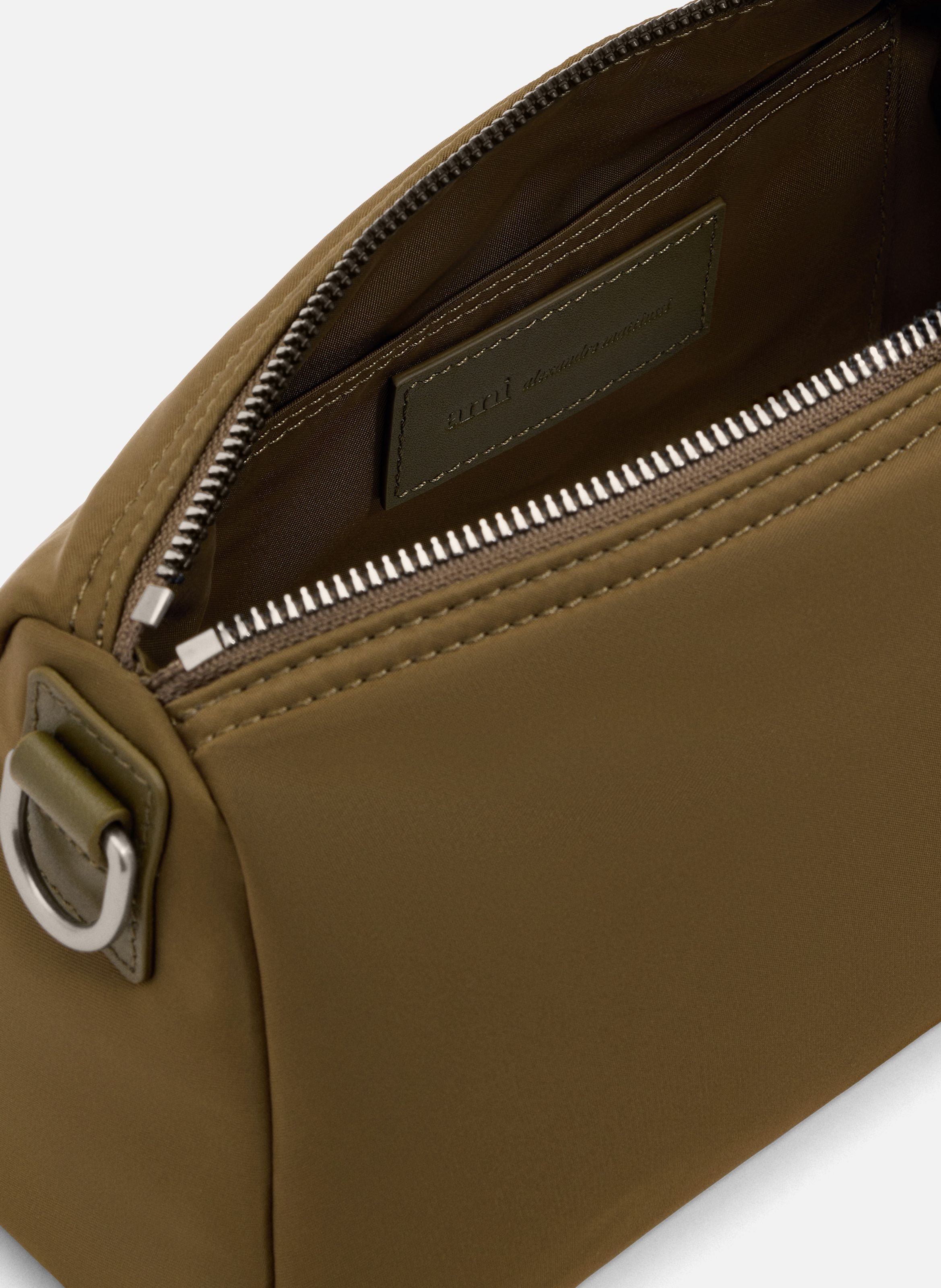 Sac marcel unisexe en nylon AMI PARIS Marron