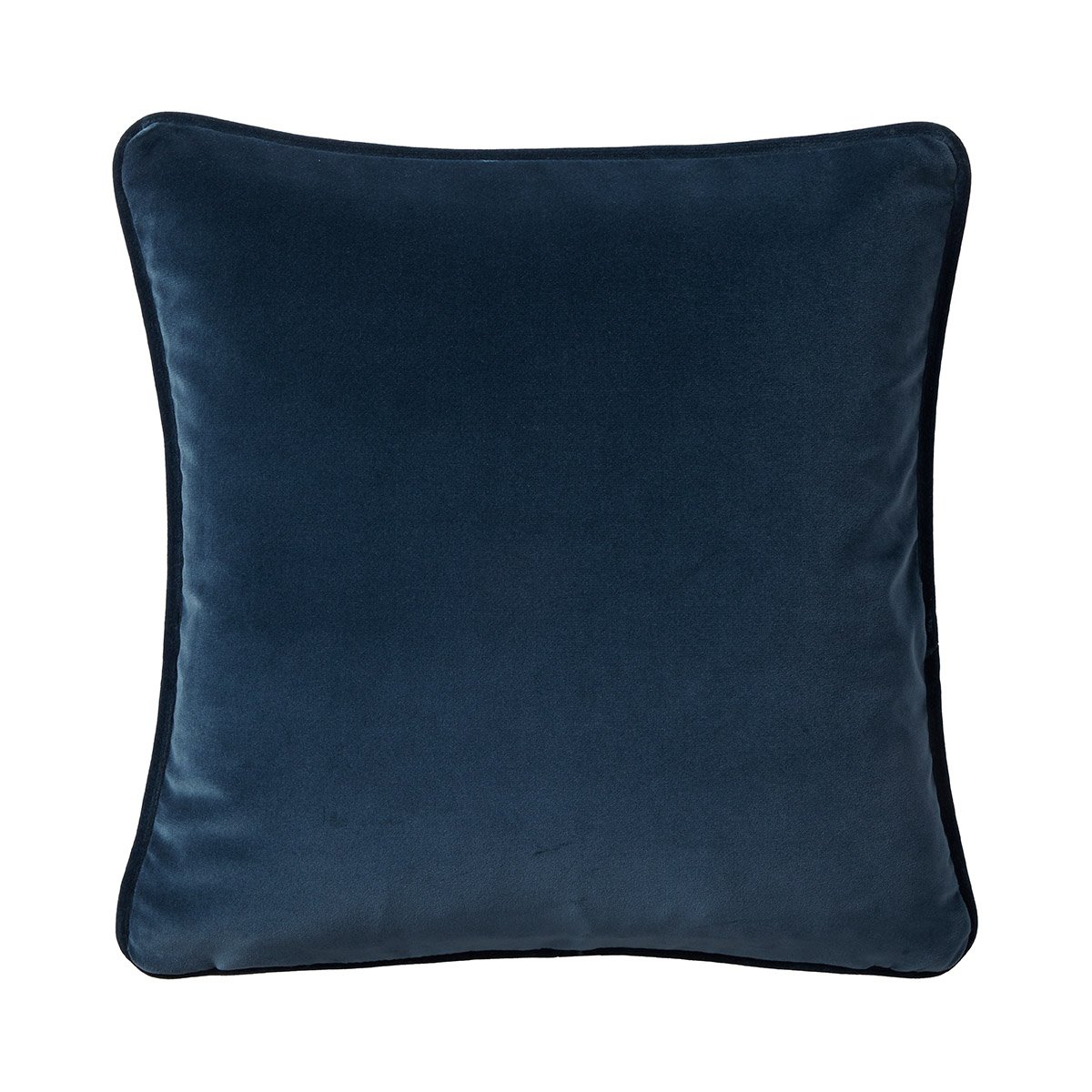 Housse de coussin en velours, divan YVES DELORME Bleu