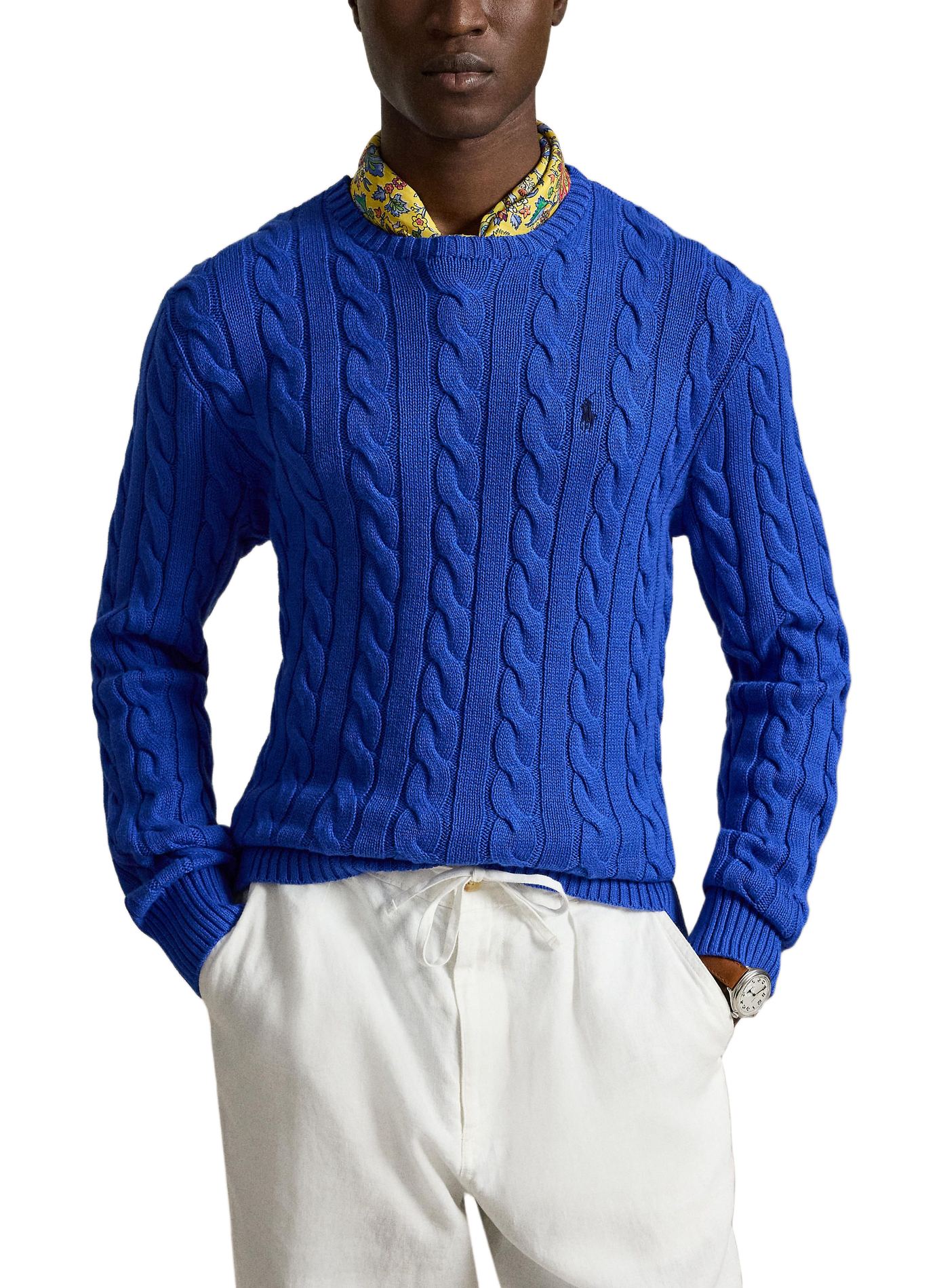 Pull en maille POLO RALPH LAUREN Bleu